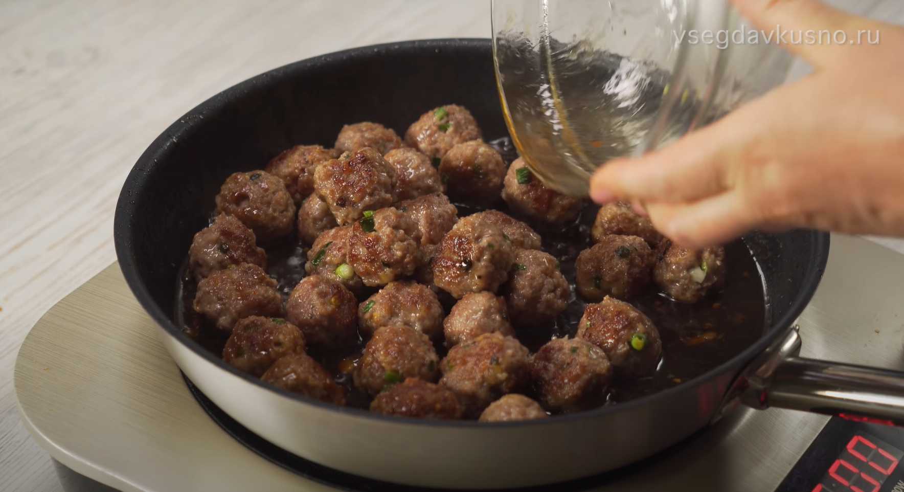 Мясные фрикадельки с лапшой в азиатском стиле-Шаг 6