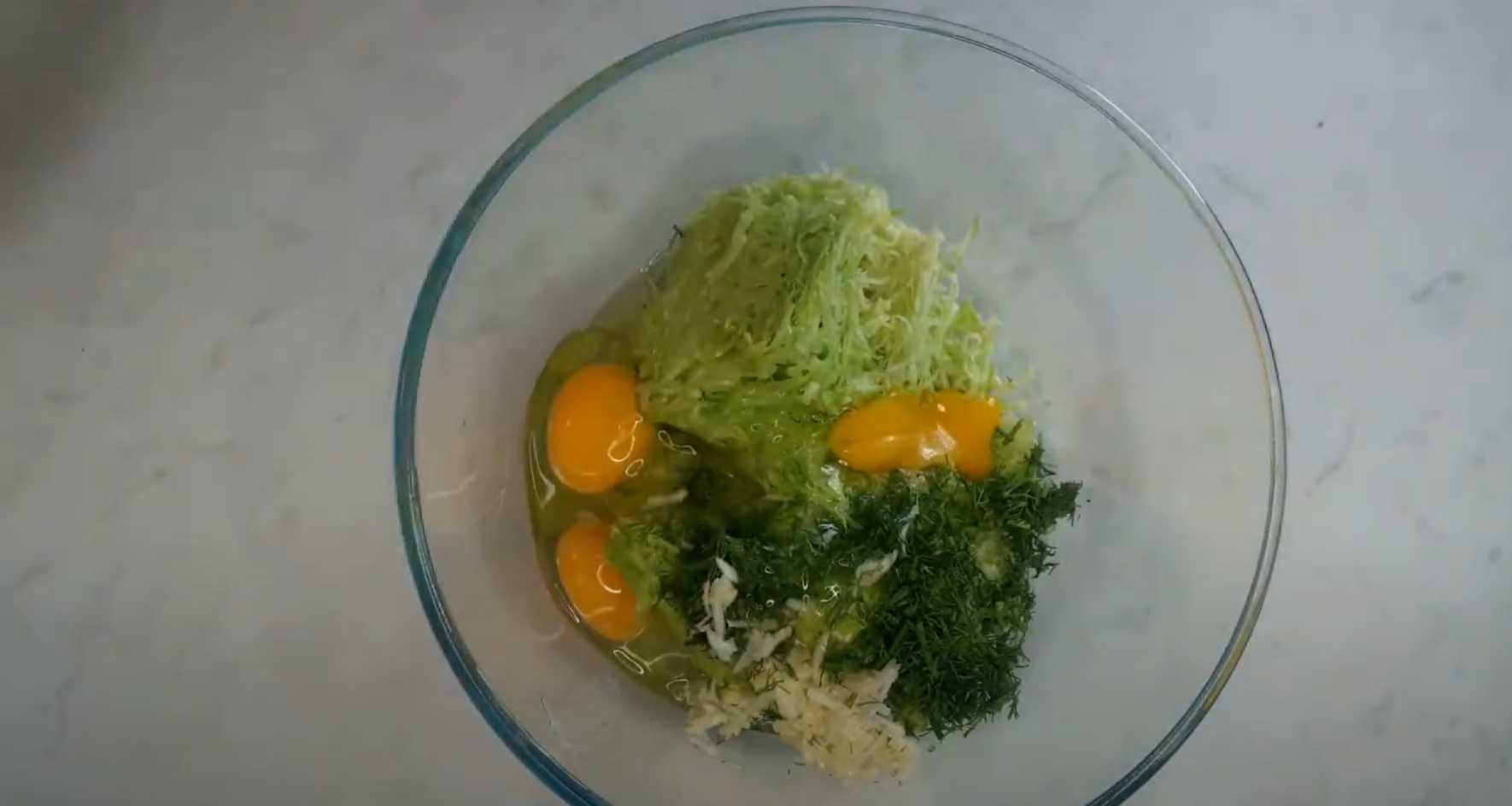 Оладьи из кабачков с рисовой мукой-Шаг 4