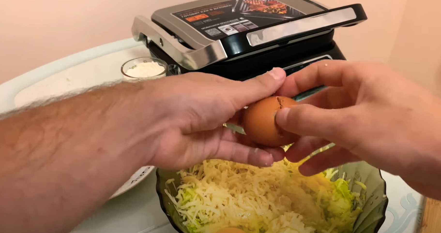 Кабачковые оладьи на гриле-Шаг 4
