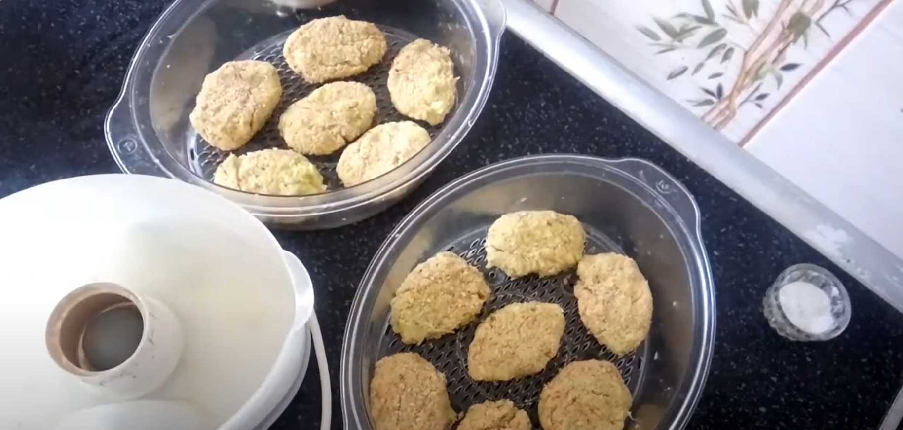 Оладьи из кабачков на пару-Шаг 8