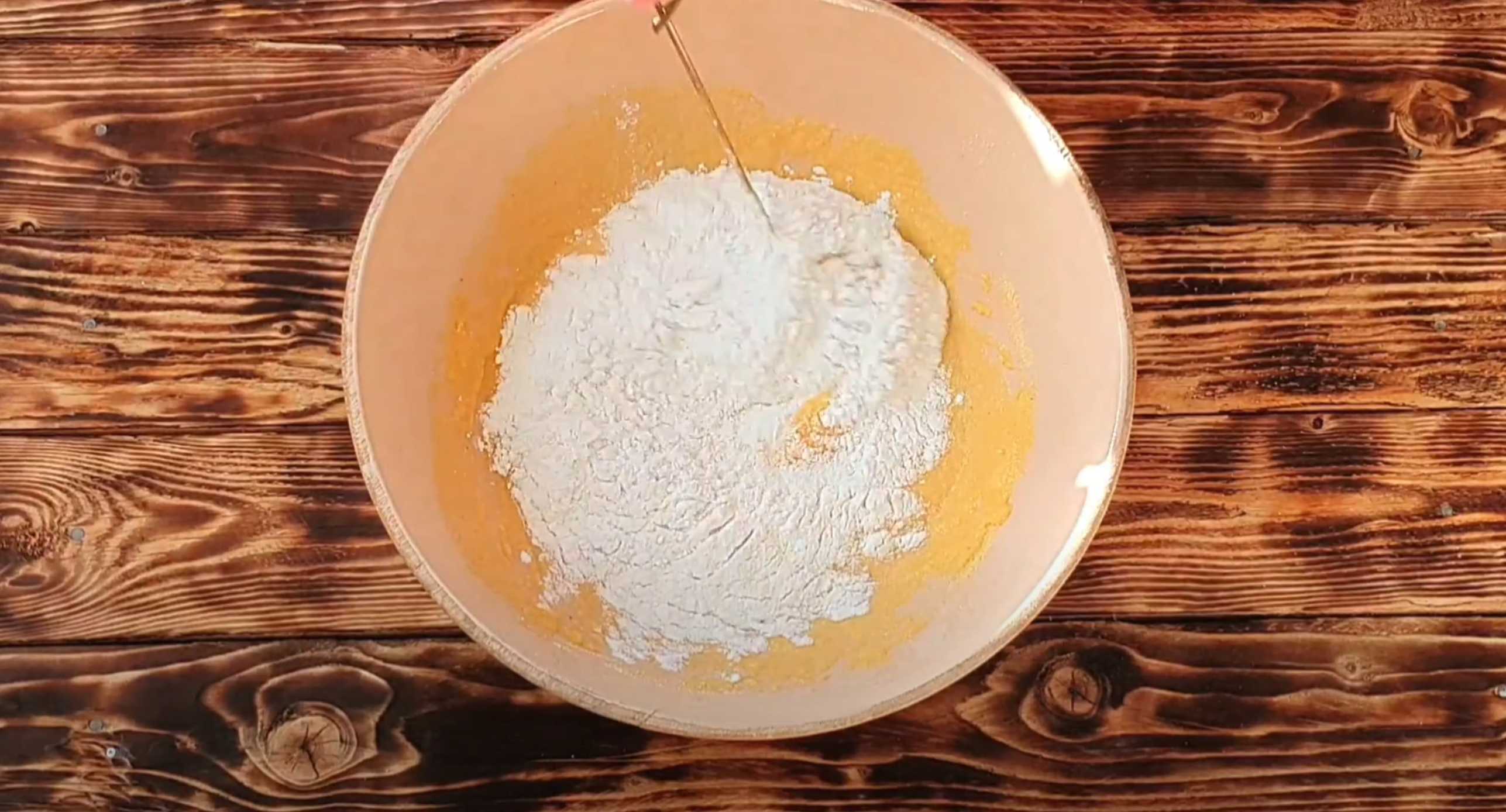 ПП шарлотка на кукурузной муке-Шаг 3