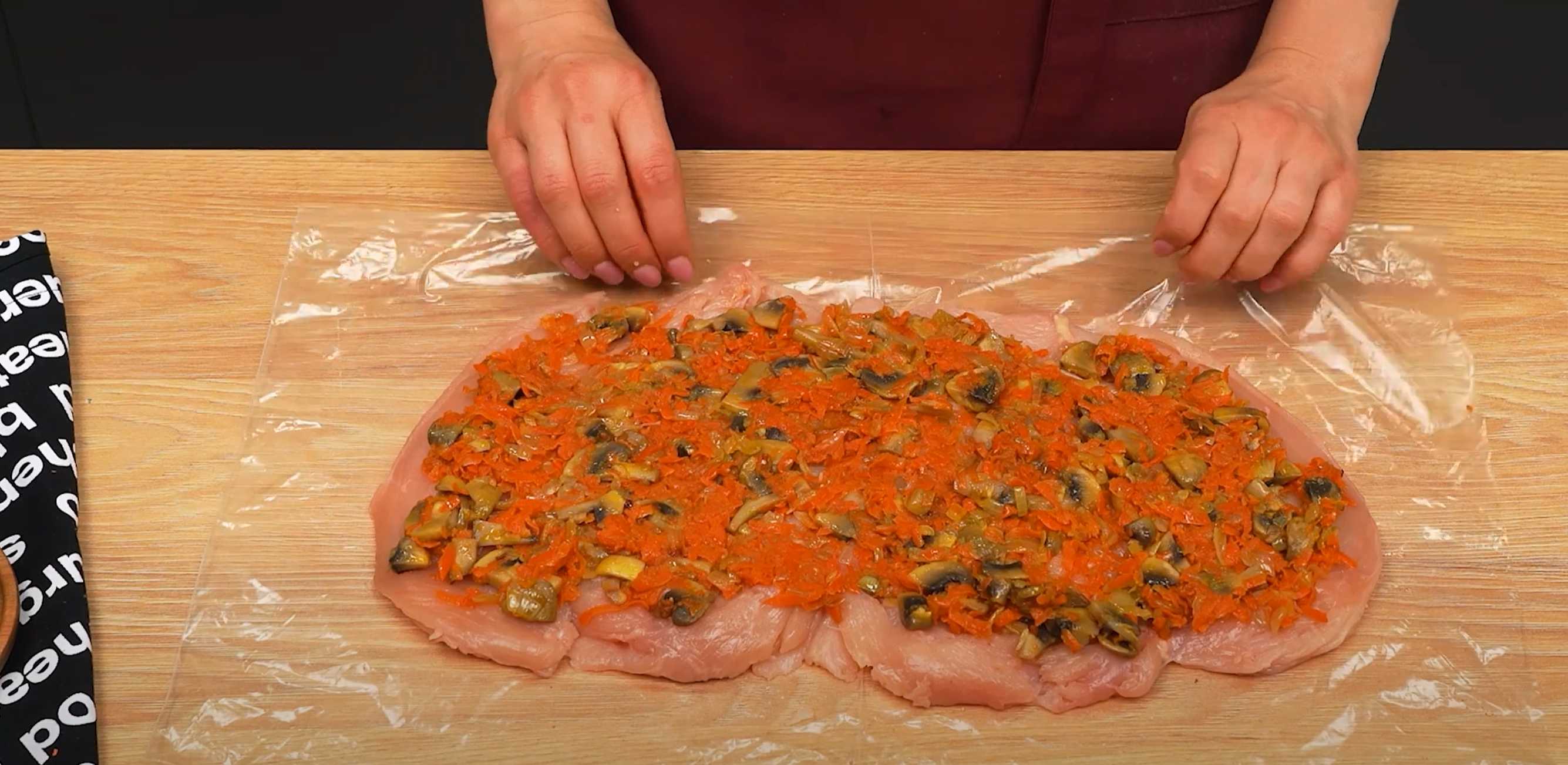 Куриный рулет с прошутто и овощами-Шаг 8