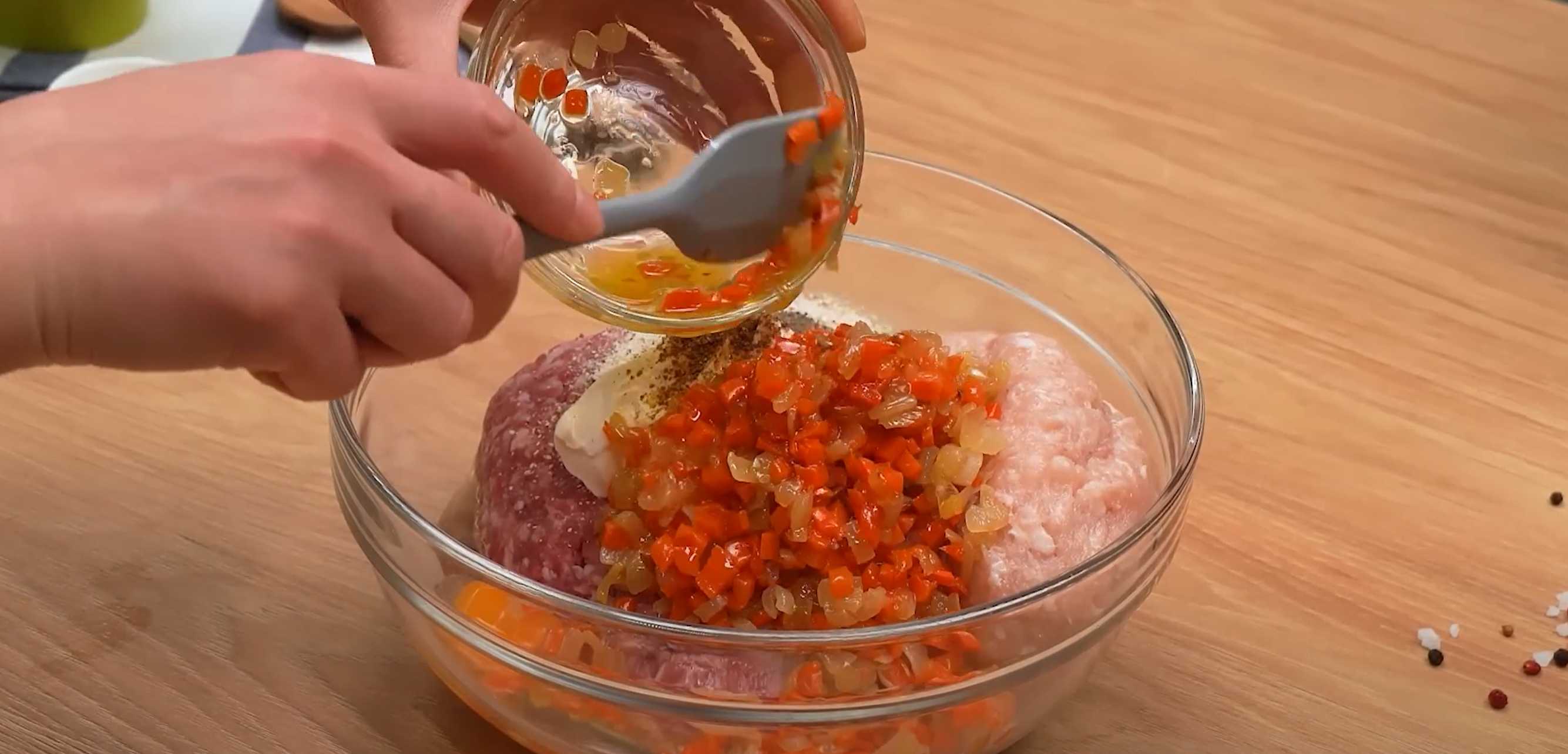 Запеканка из фарша с сыром и овощами-Шаг 6