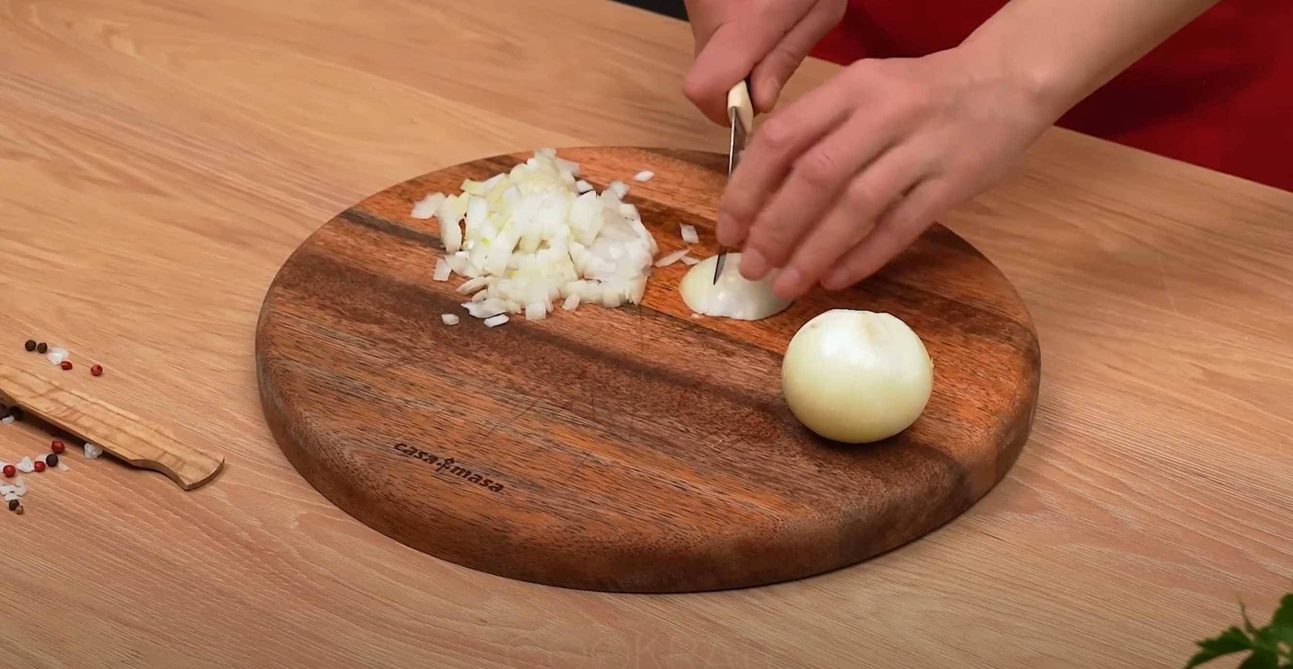 Запеканка из фарша с сыром и овощами-Шаг 3