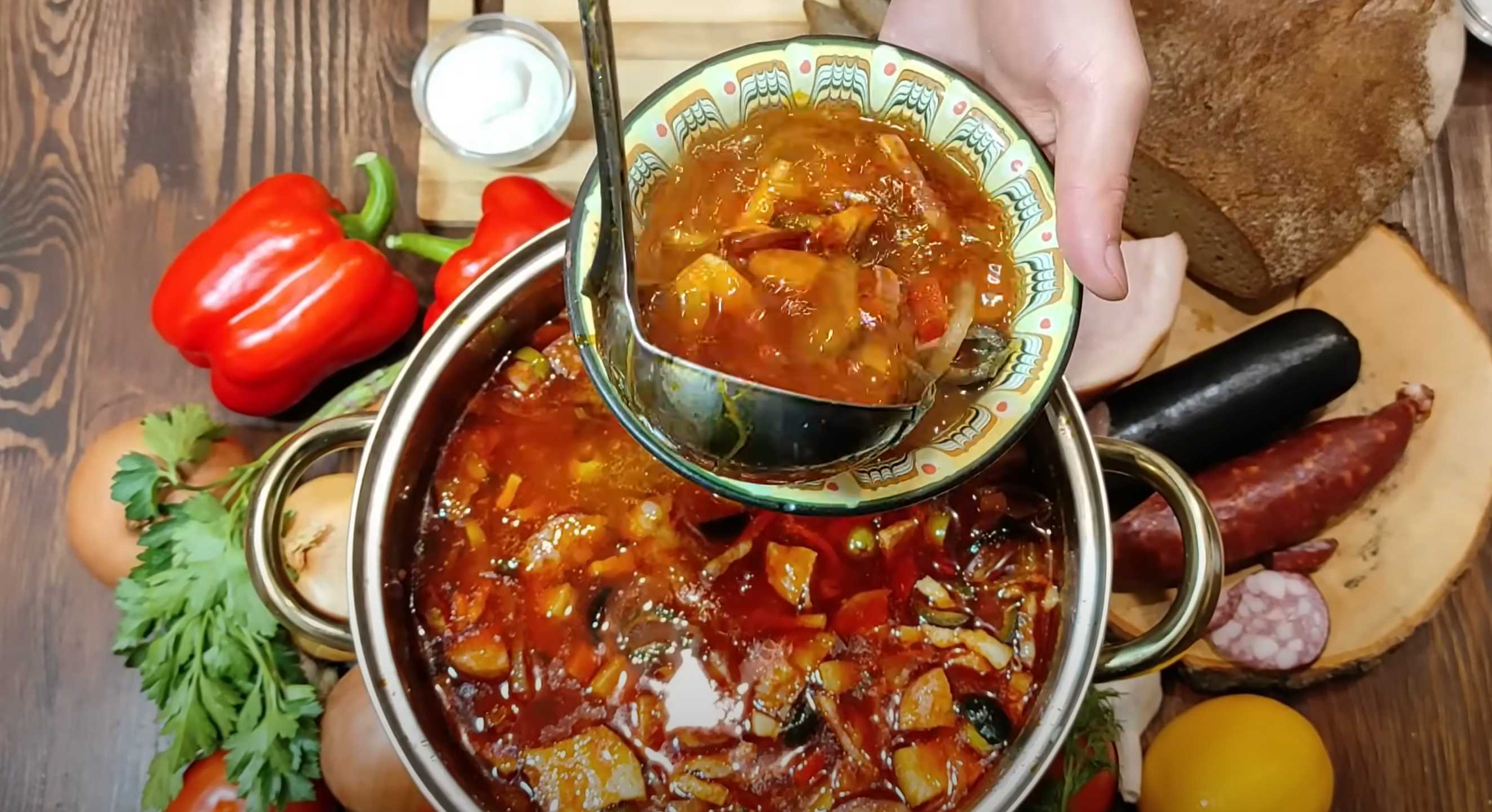 Сборная мясная солянка-Шаг 15