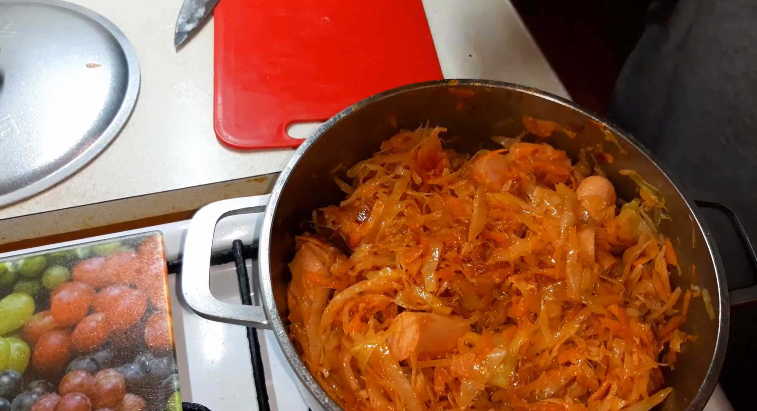 Солянка с сосисками-Шаг 9