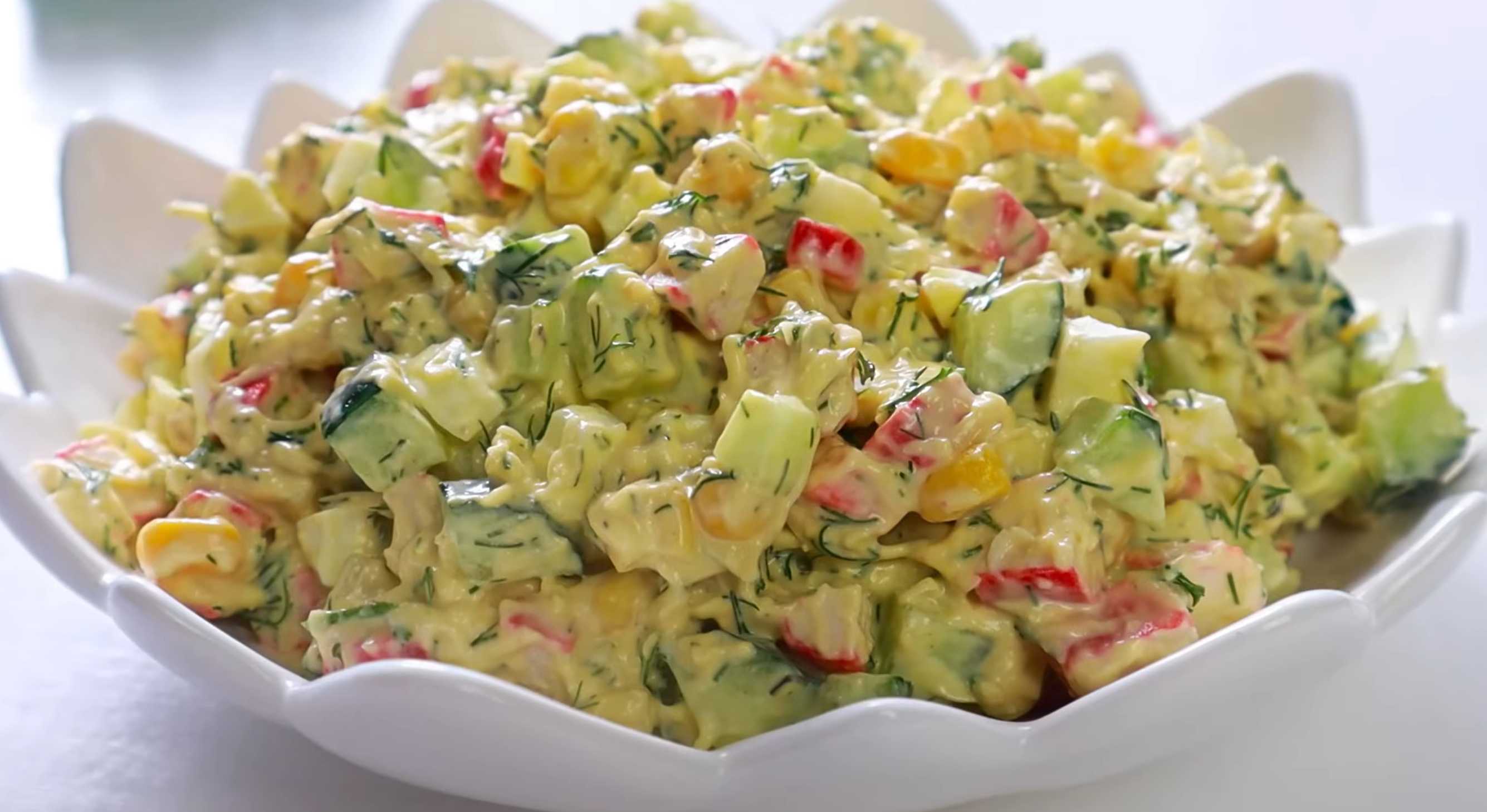 Салат с крабовыми палочками и кукурузой-Шаг 10