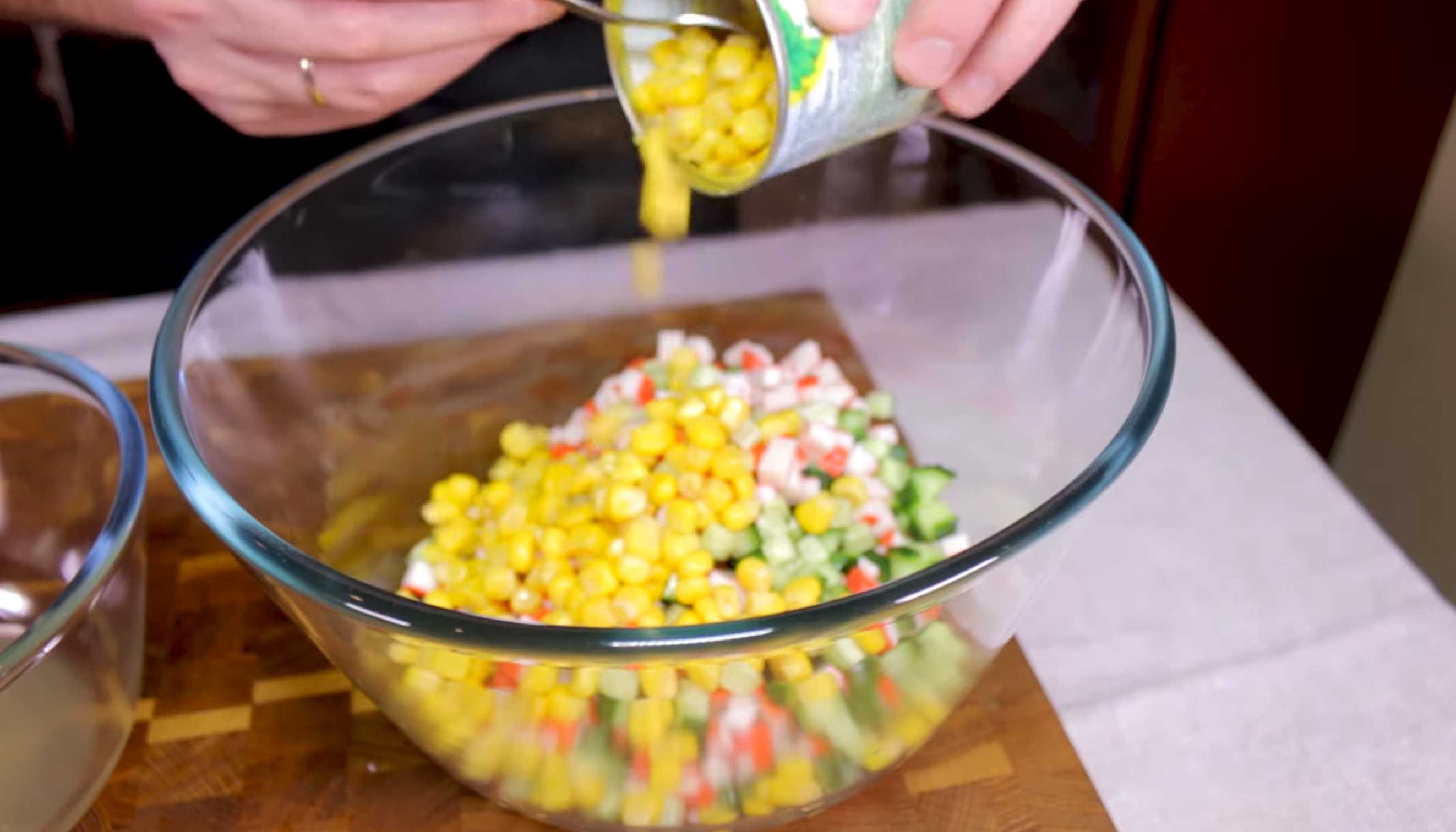 Крабовый салат без риса-Шаг 4