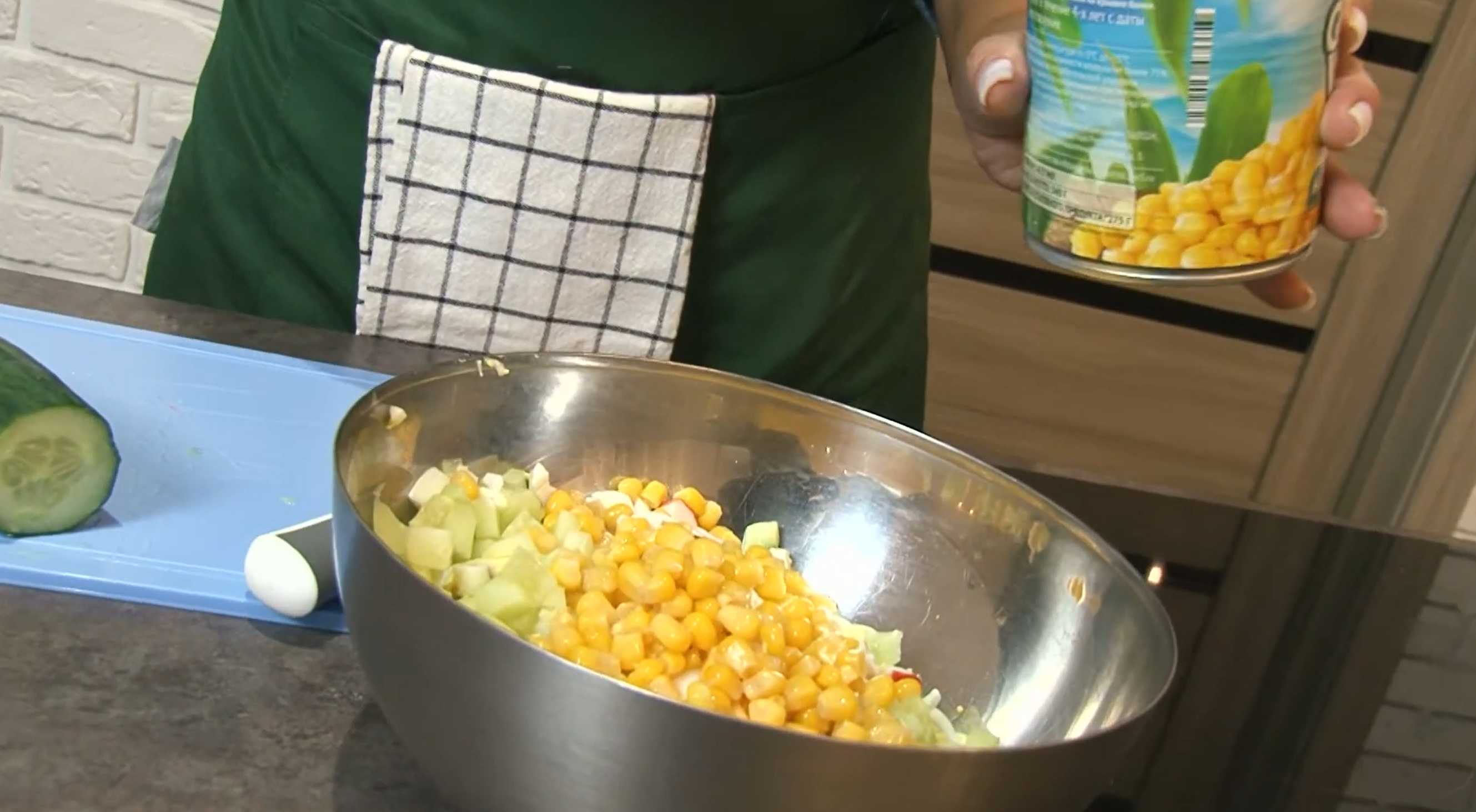 ПП крабовый салат-Шаг 4