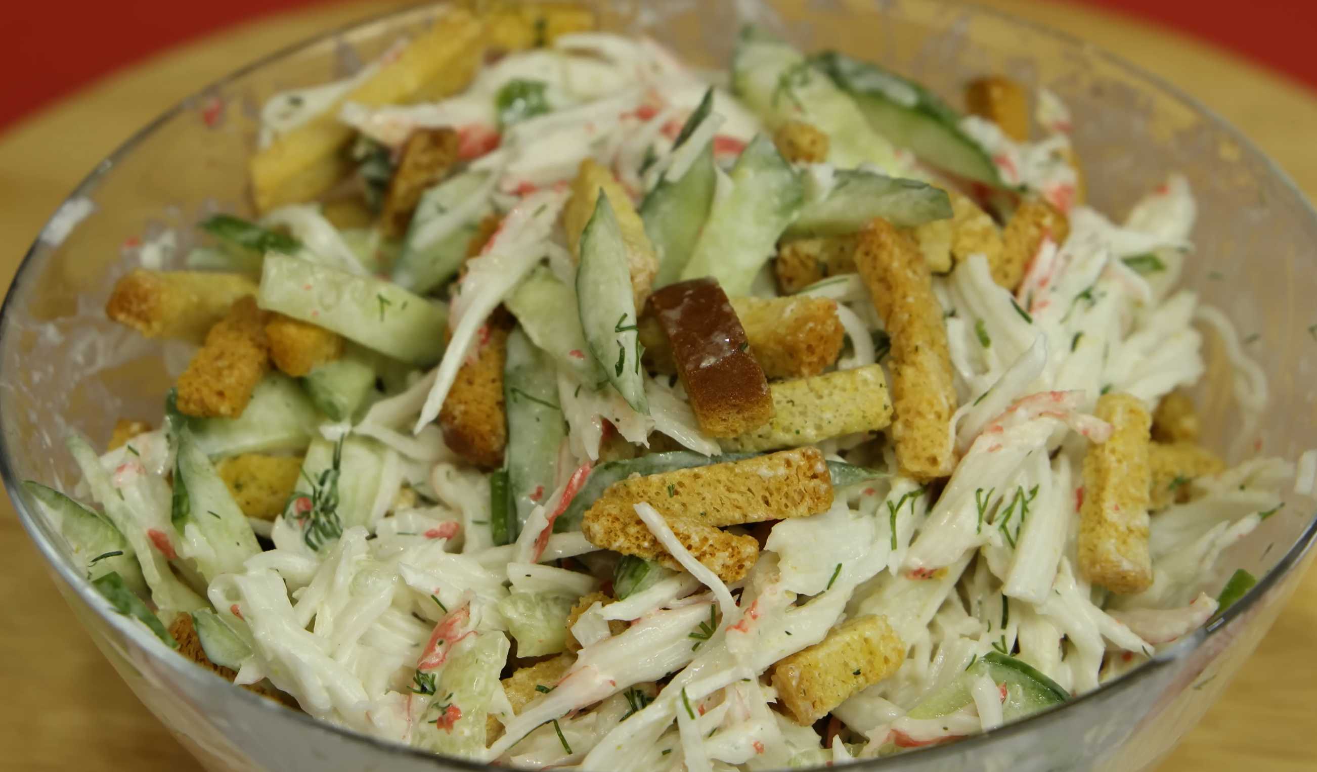 Крабовый салат без кукурузы-Шаг 7