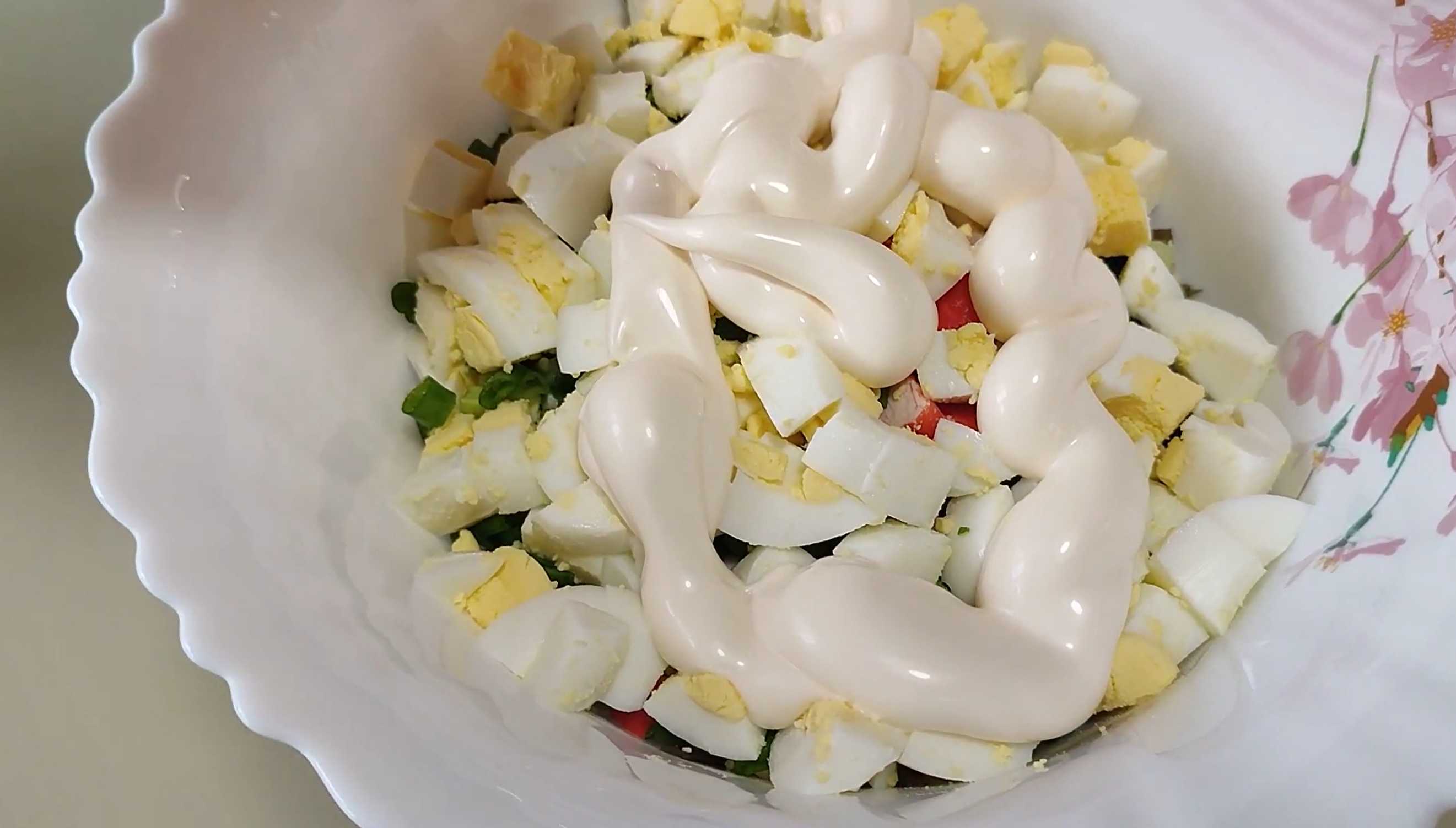 Салат из морской капусты с крабовыми палочками-Шаг 4