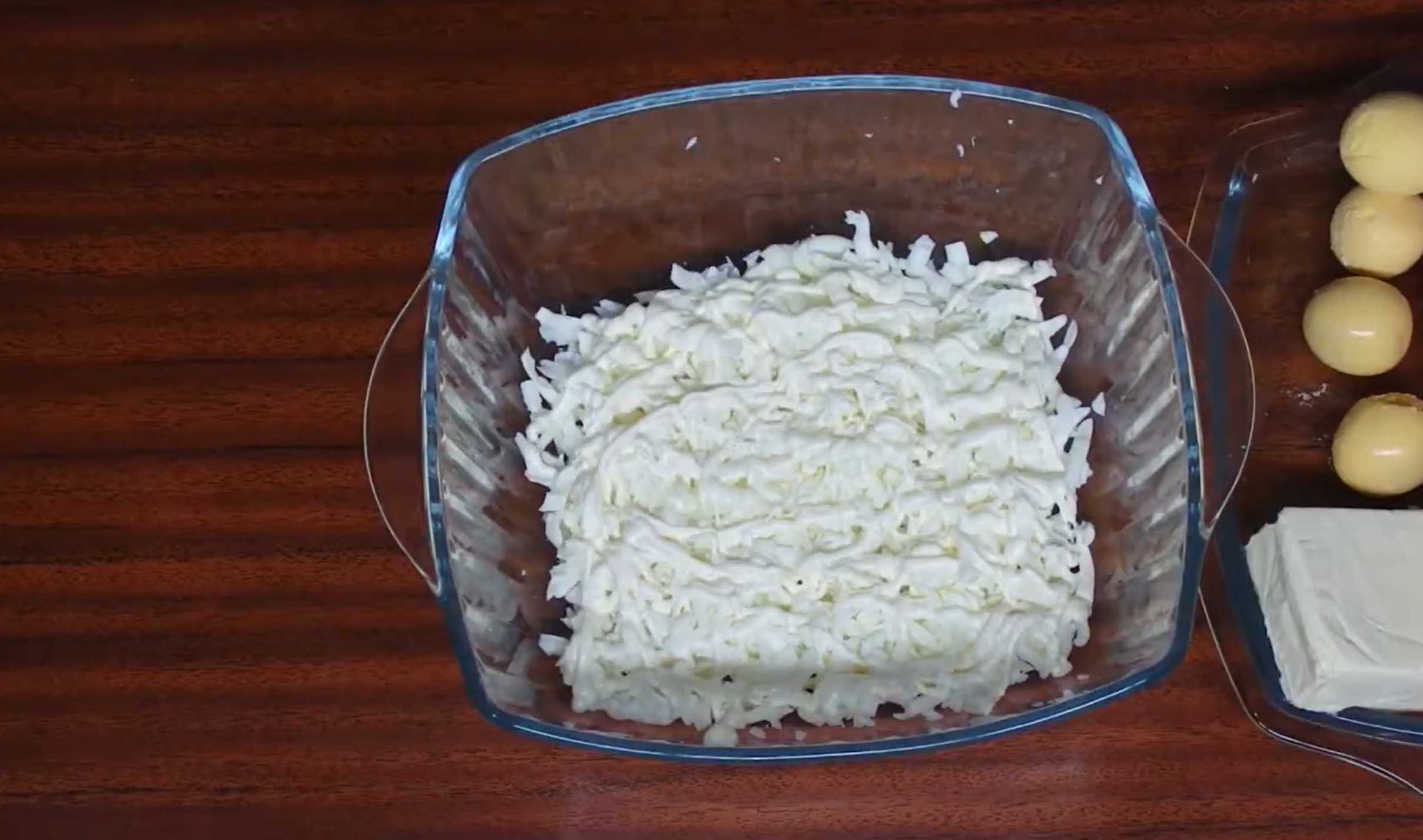 Крабовый салат с яблоком-Шаг 4