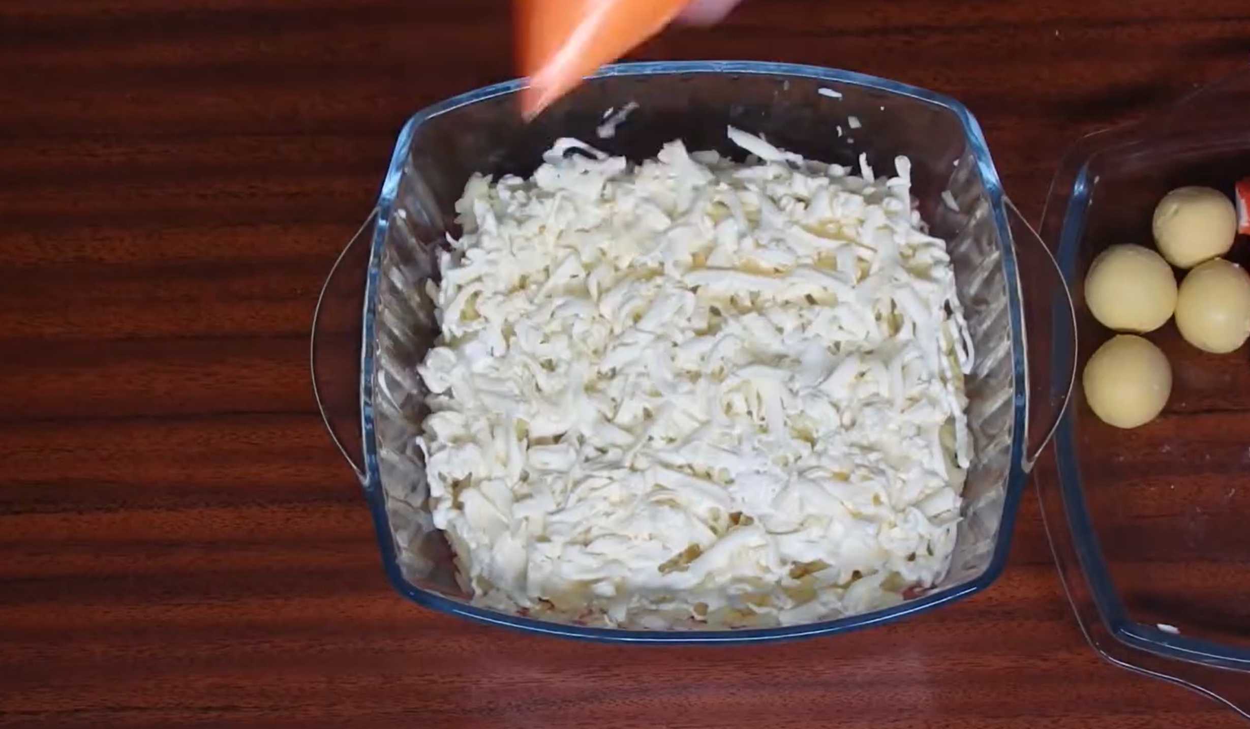 Крабовый салат с яблоком-Шаг 5