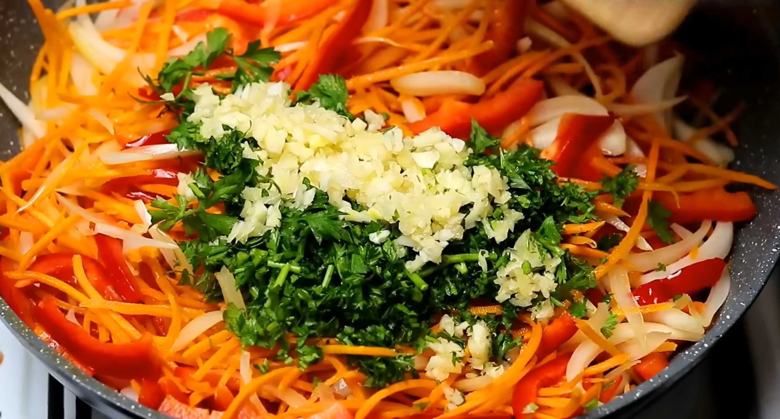 Баклажаны с тушеными овощами-Шаг 8