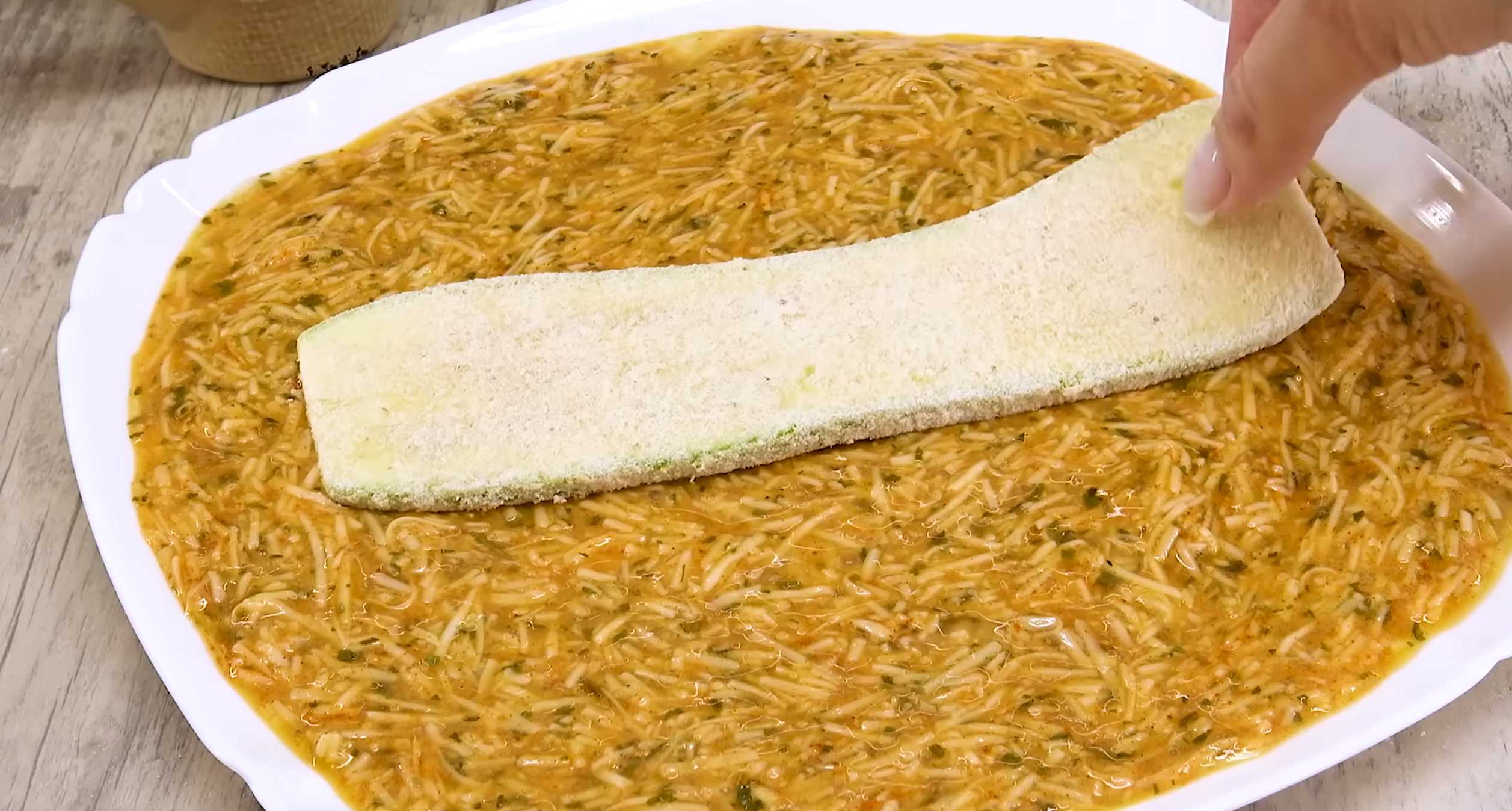 Обжаренные цуккини с сыром и яйцом-Шаг 6