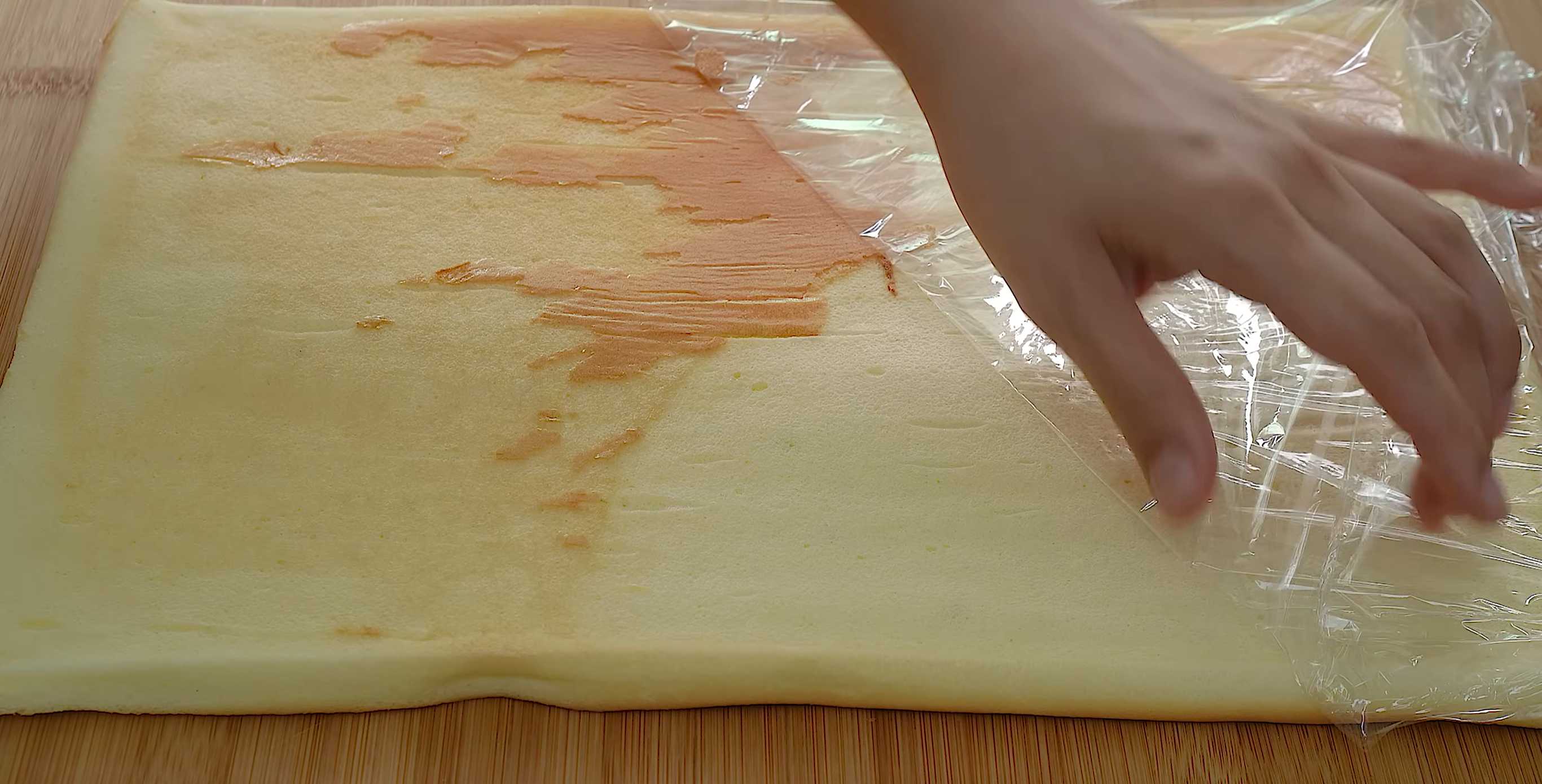 Нежные бисквитные рулетики-Шаг 13