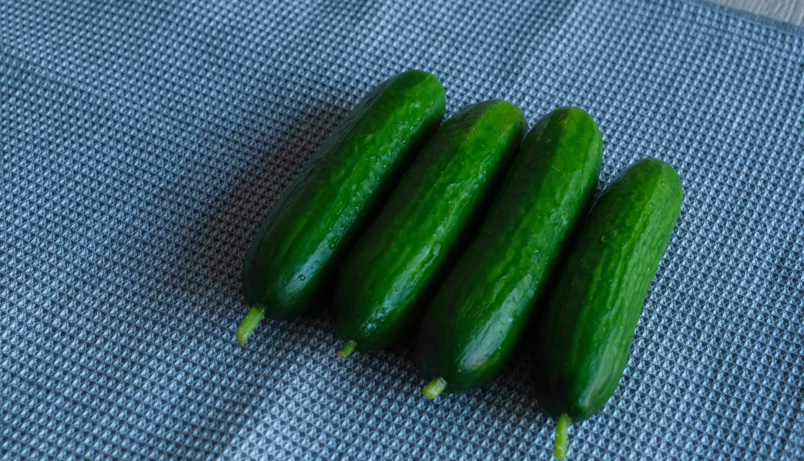 Быстрое кимчи из огурцов на шпажках-Шаг 1