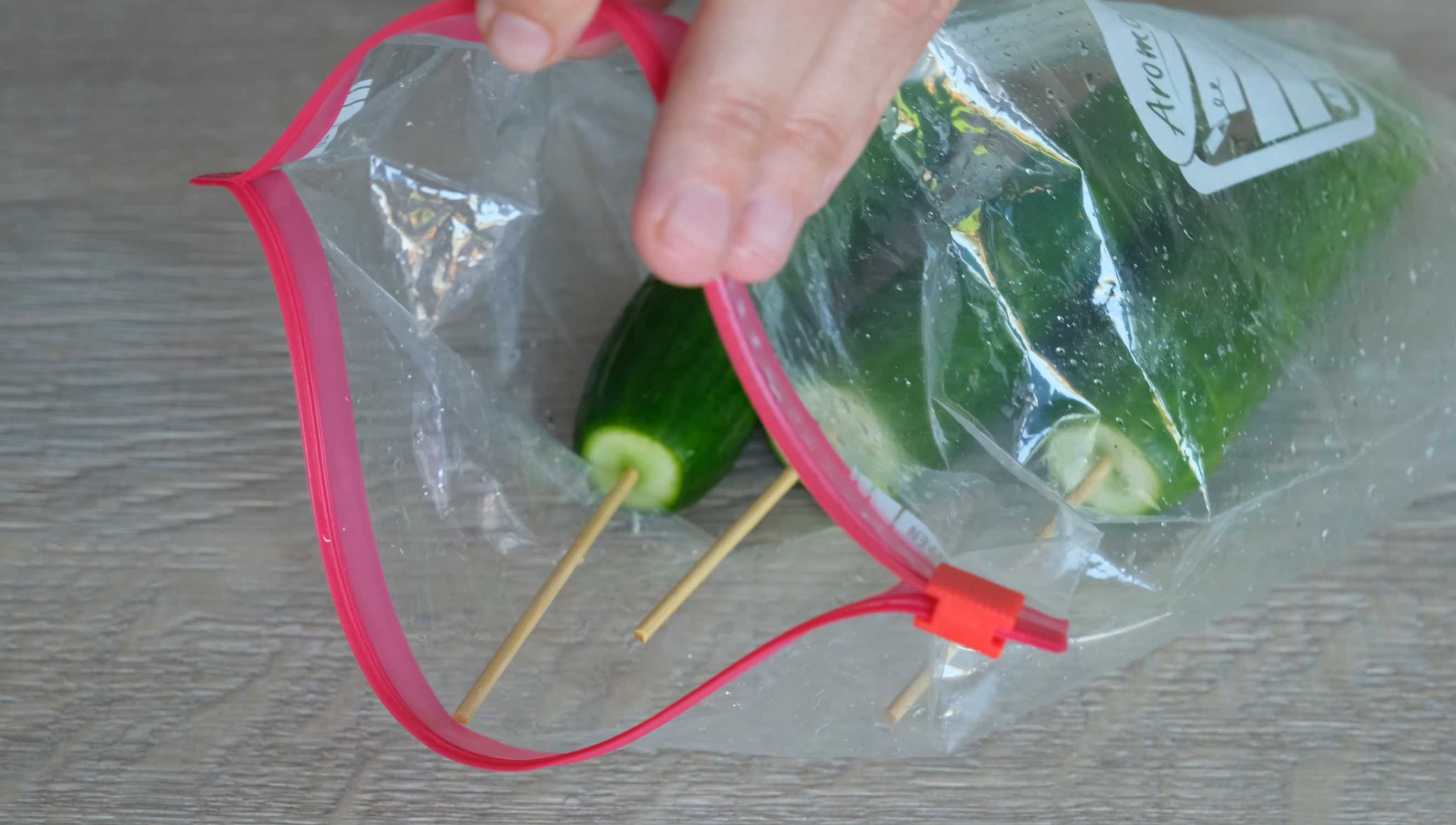 Быстрое кимчи из огурцов на шпажках-Шаг 5