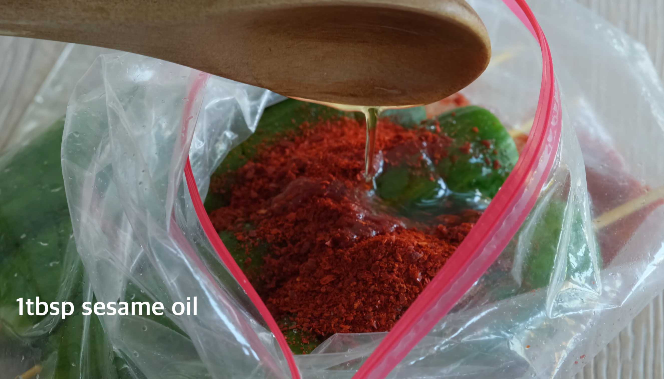 Быстрое кимчи из огурцов на шпажках-Шаг 6