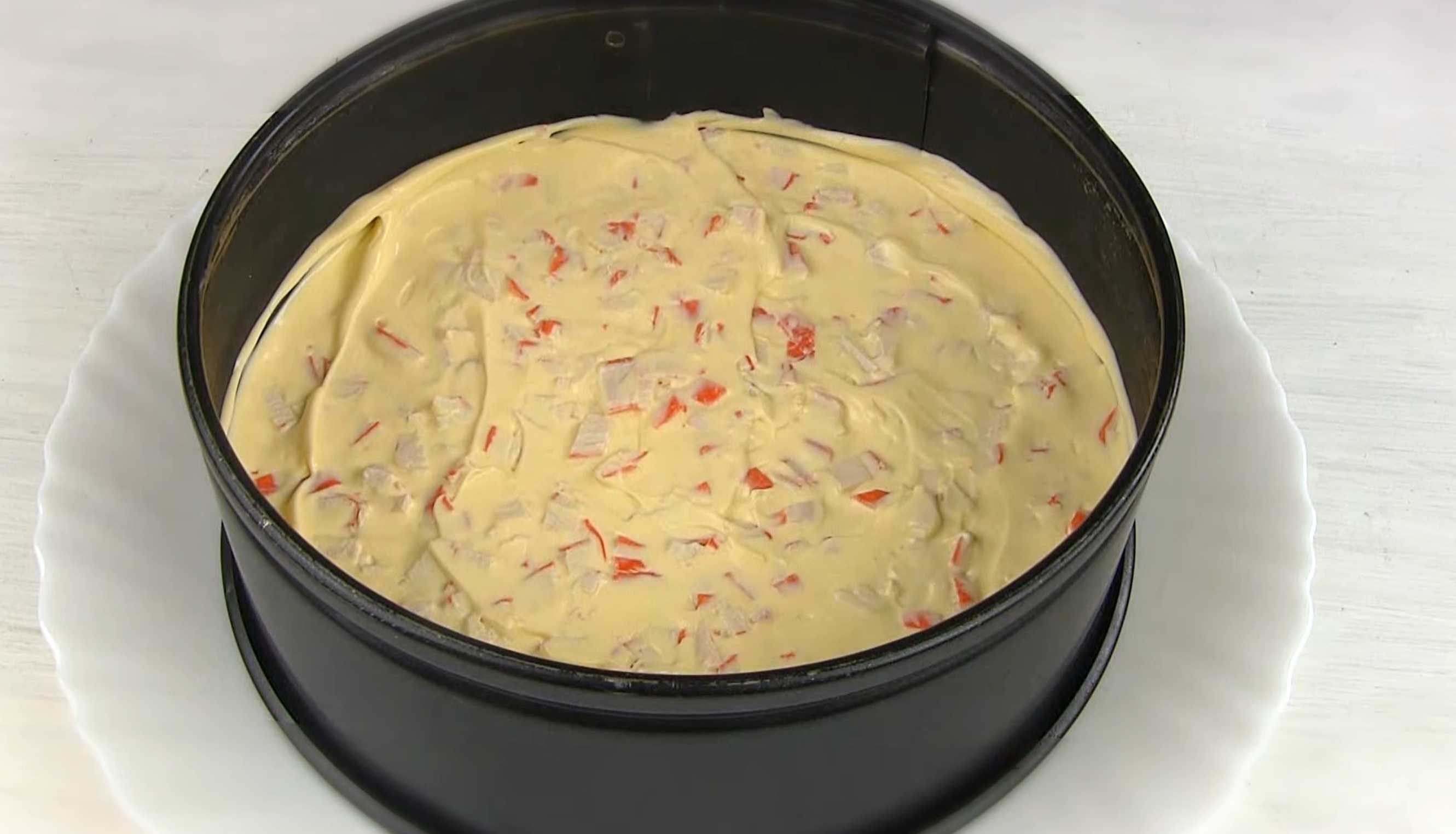 Крабовый салат с грибами-Шаг 2