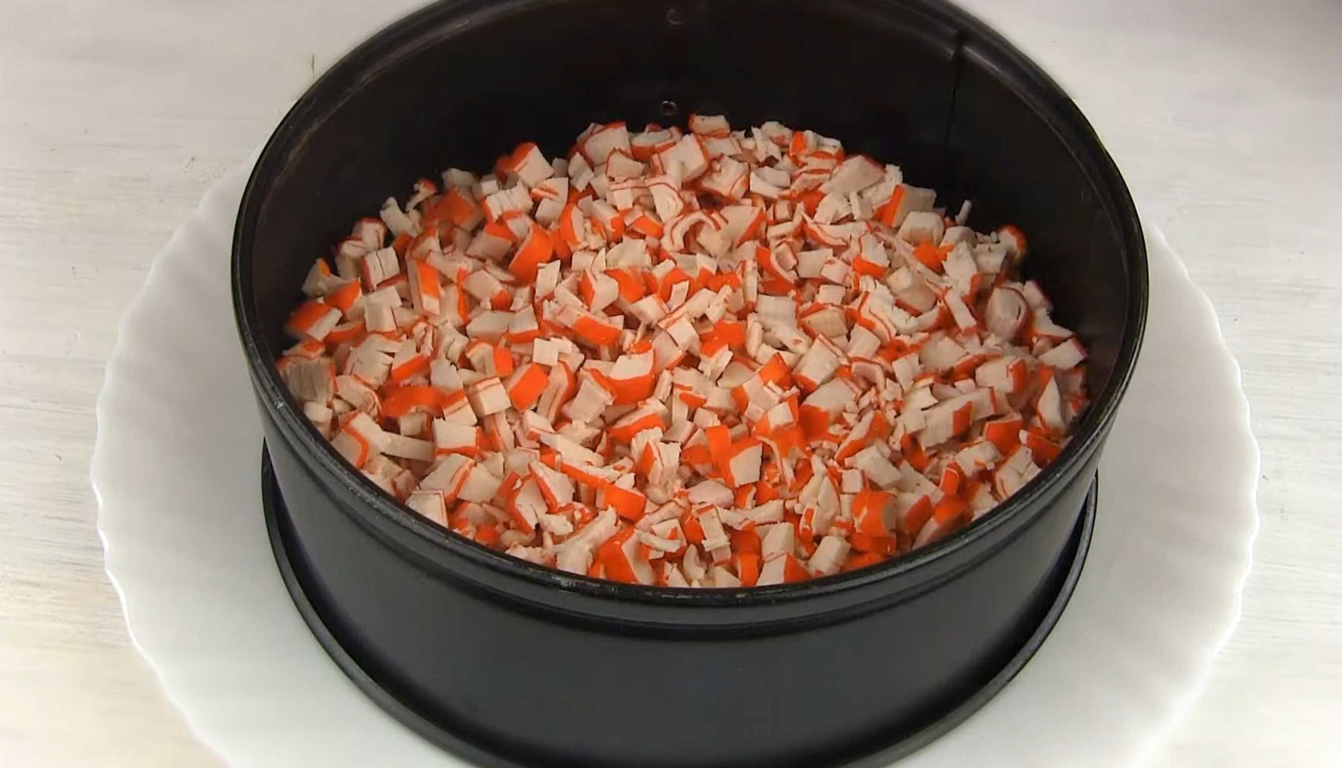 Крабовый салат с грибами-Шаг 1