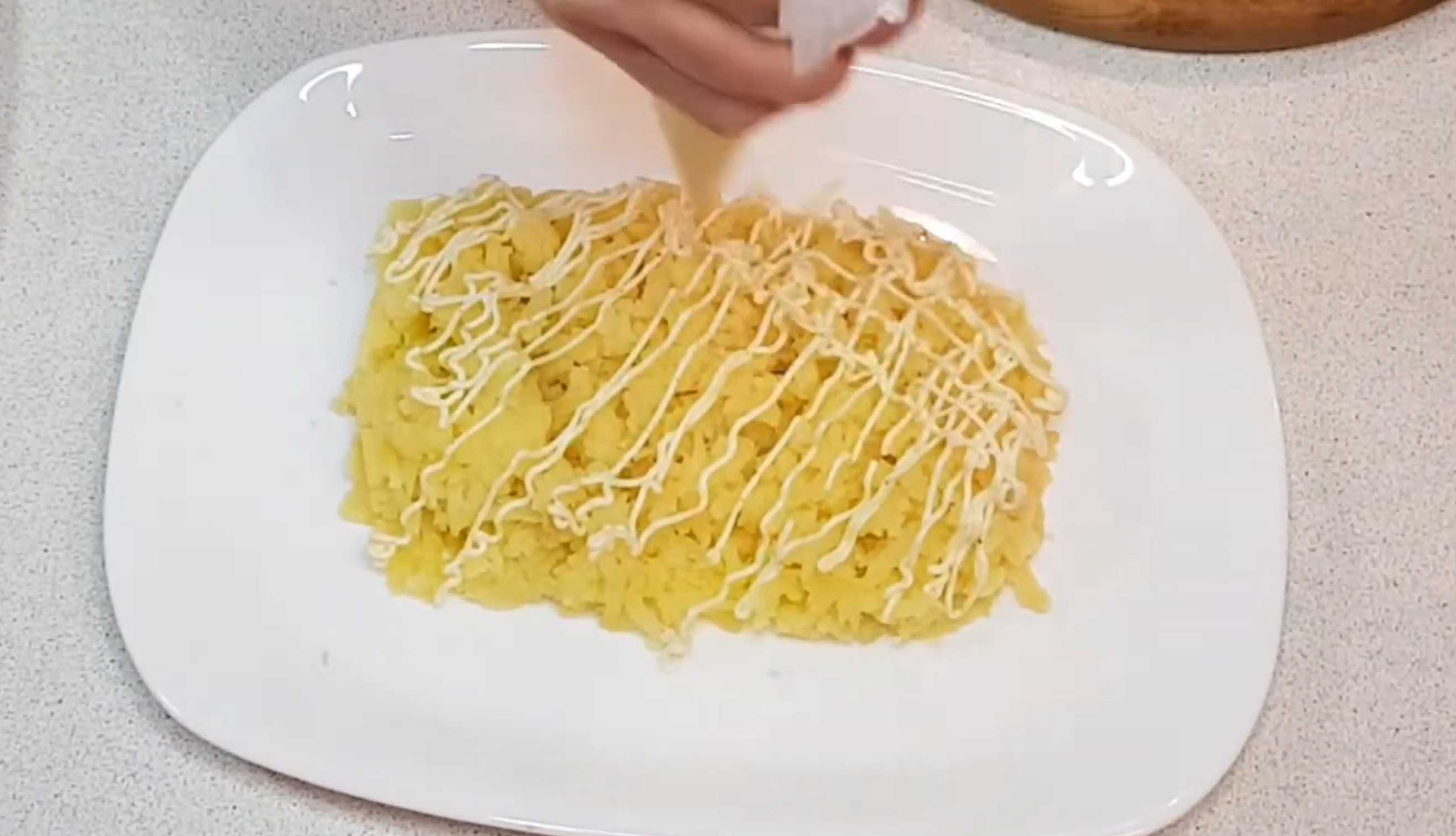 Оливье под шубой-Шаг 3