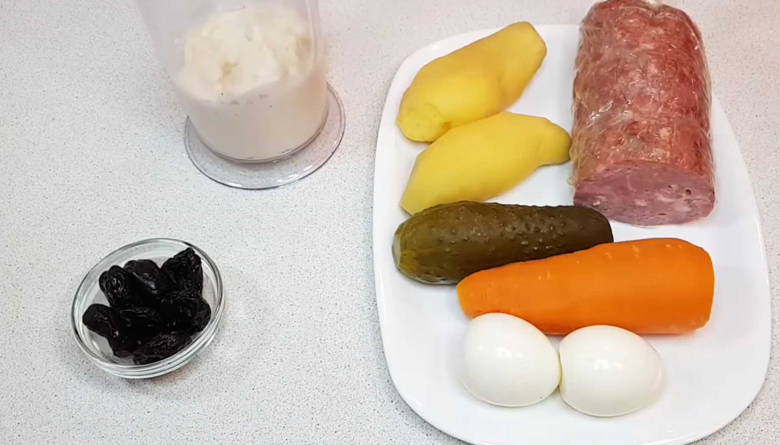 Оливье под шубой-Шаг 1