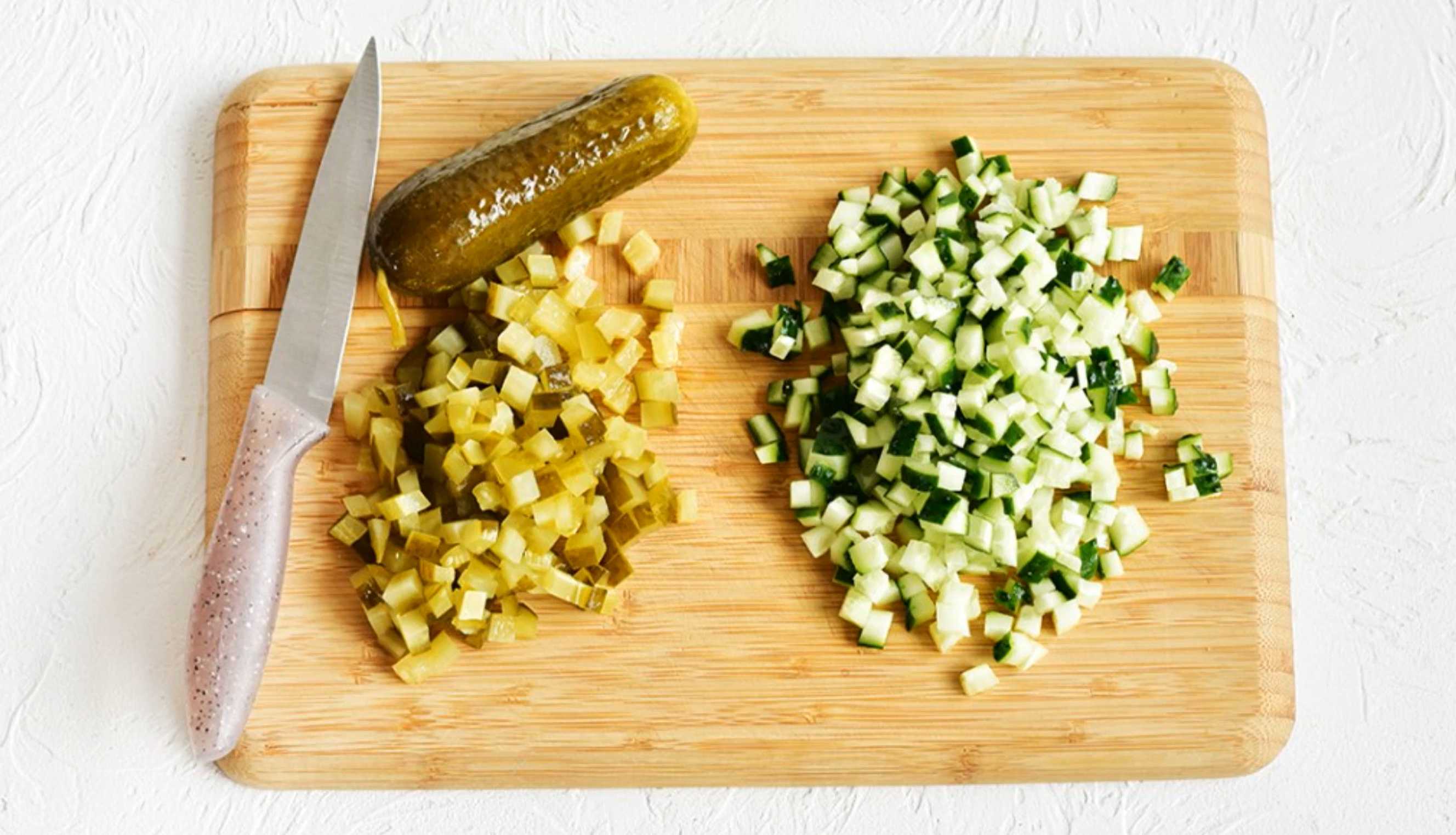 Оливье копченое-Шаг 4