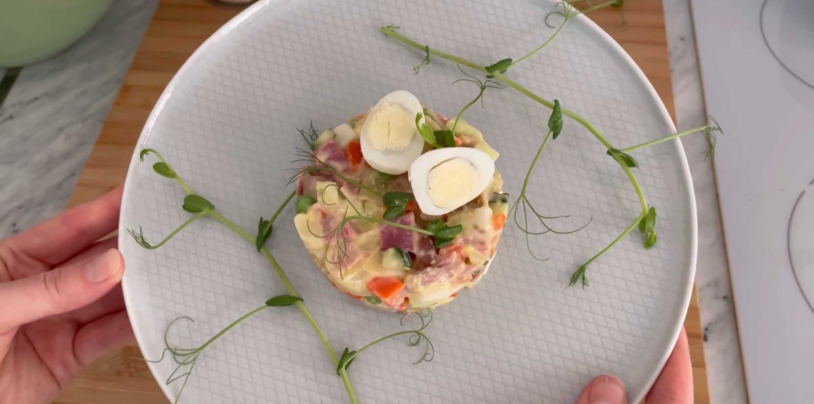 Оливье с перепелкой-Шаг 9