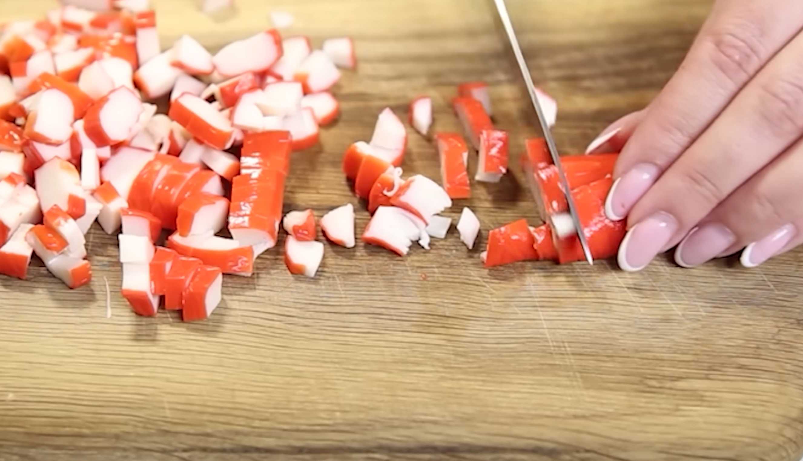 Крабовый салат без огурца-Шаг 1