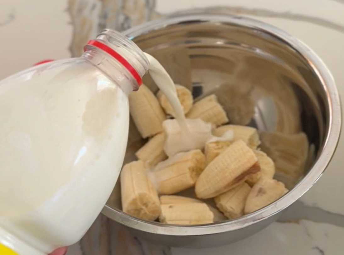 Банановое мороженое-Шаг 2