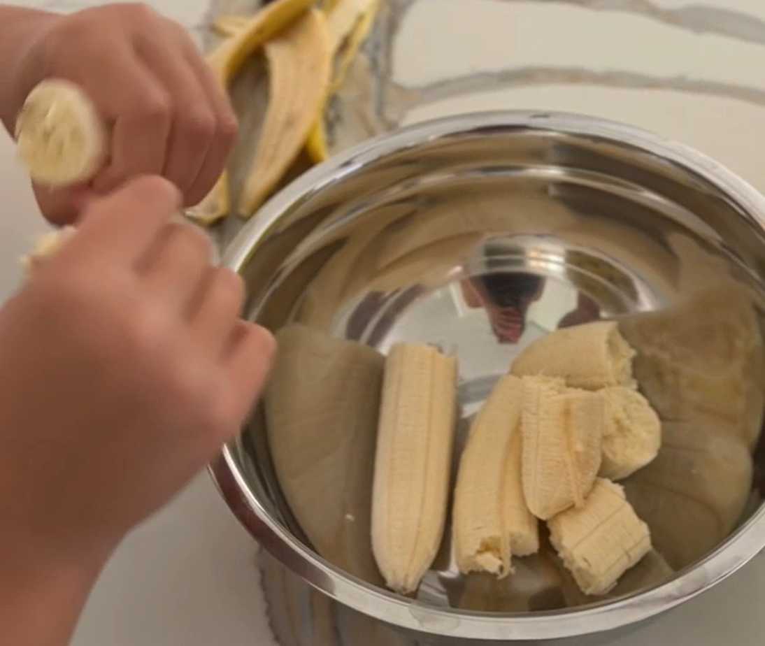 Банановое мороженое-Шаг 1