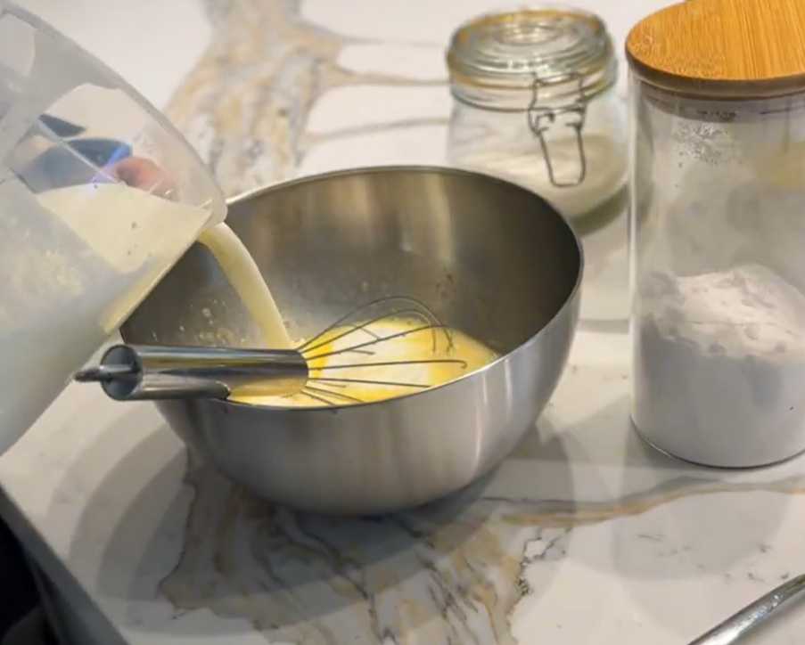 Классические оладьи-Шаг 1