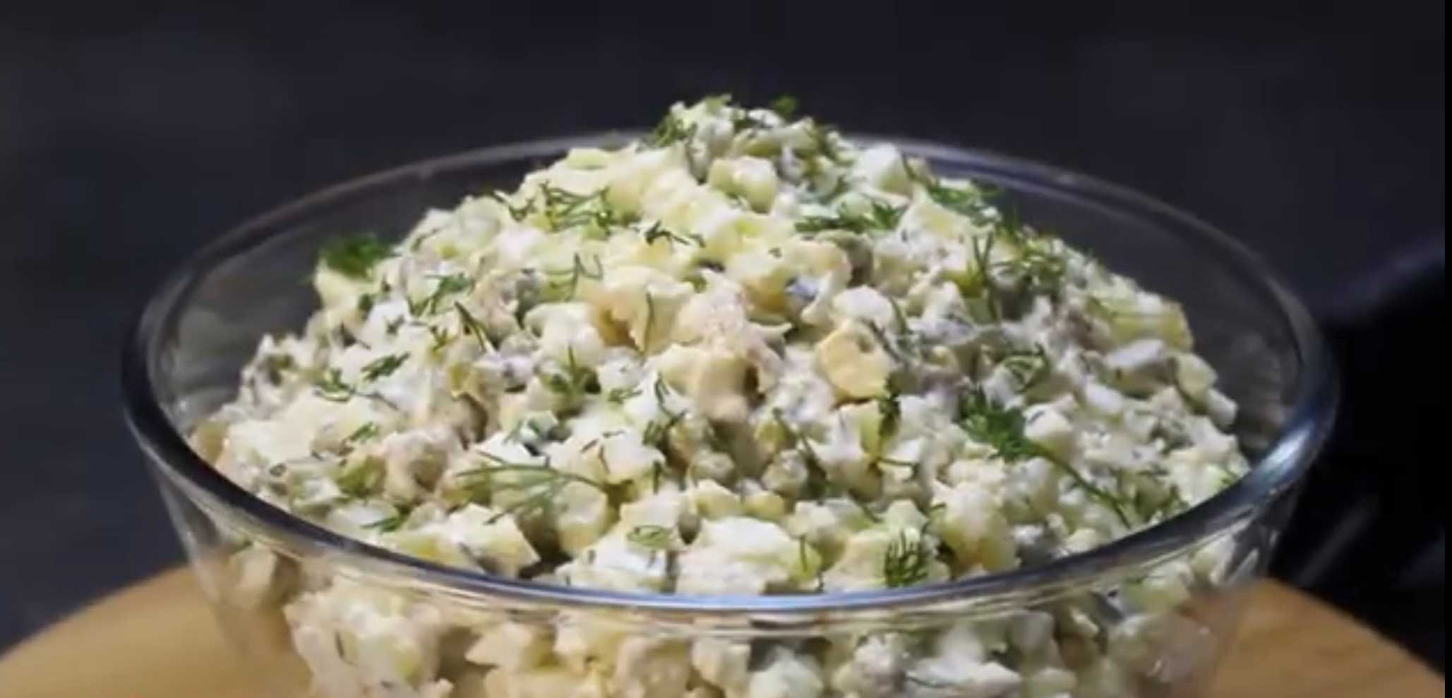 Оливье с курицей-Шаг 8