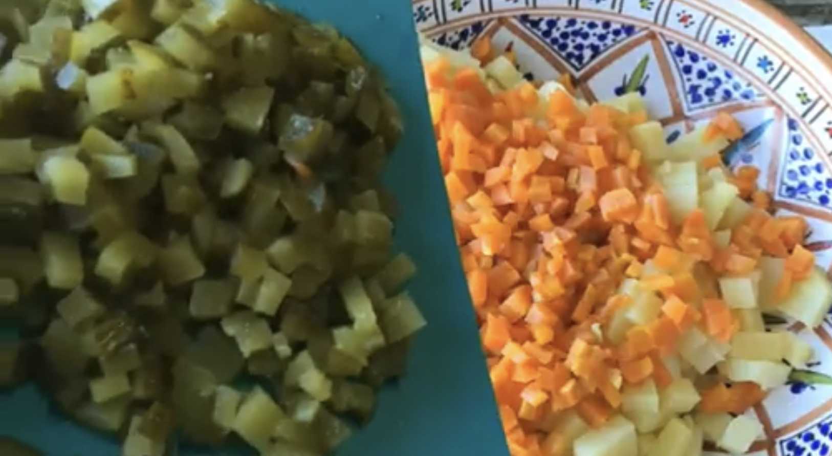 Оливье с говядиной Шаг-4