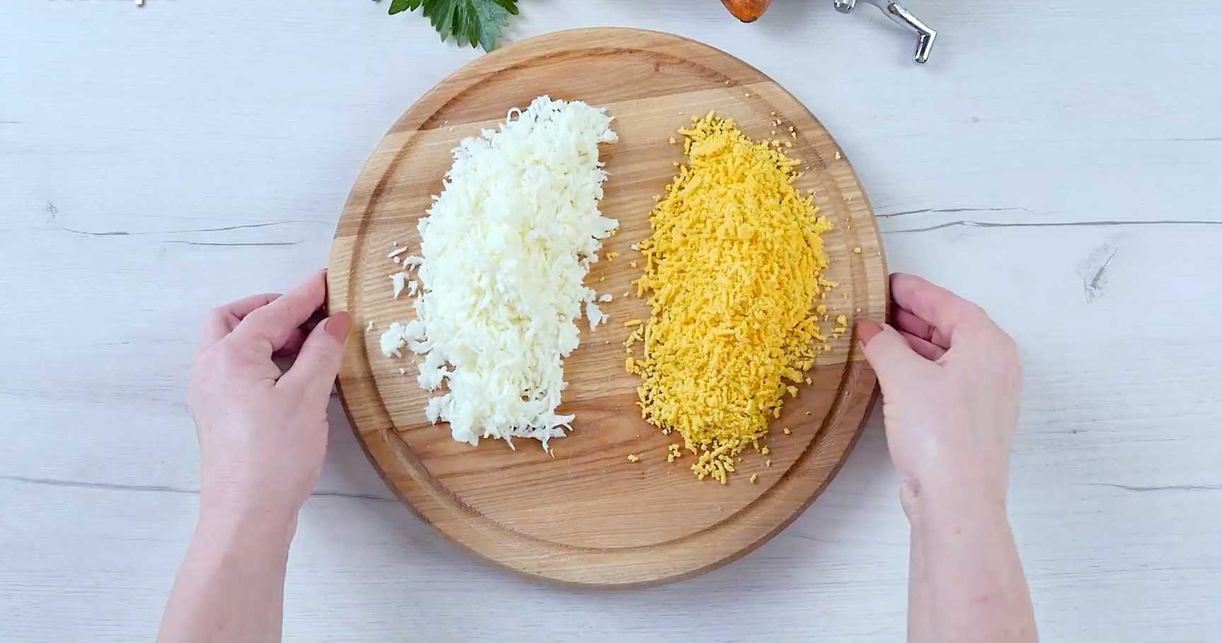 Крабовый салат с картошкой-Шаг 3