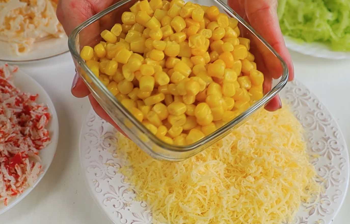 Крабовый салат слоями-Шаг 6