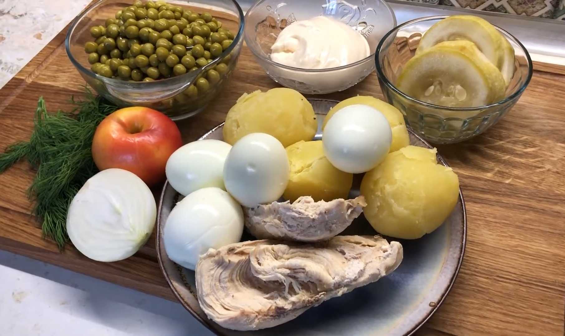 Оливье без огурцов-Шаг 1