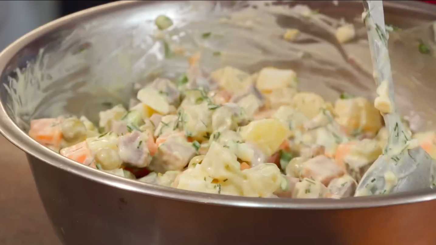 Оливье в духовке-Шаг 9