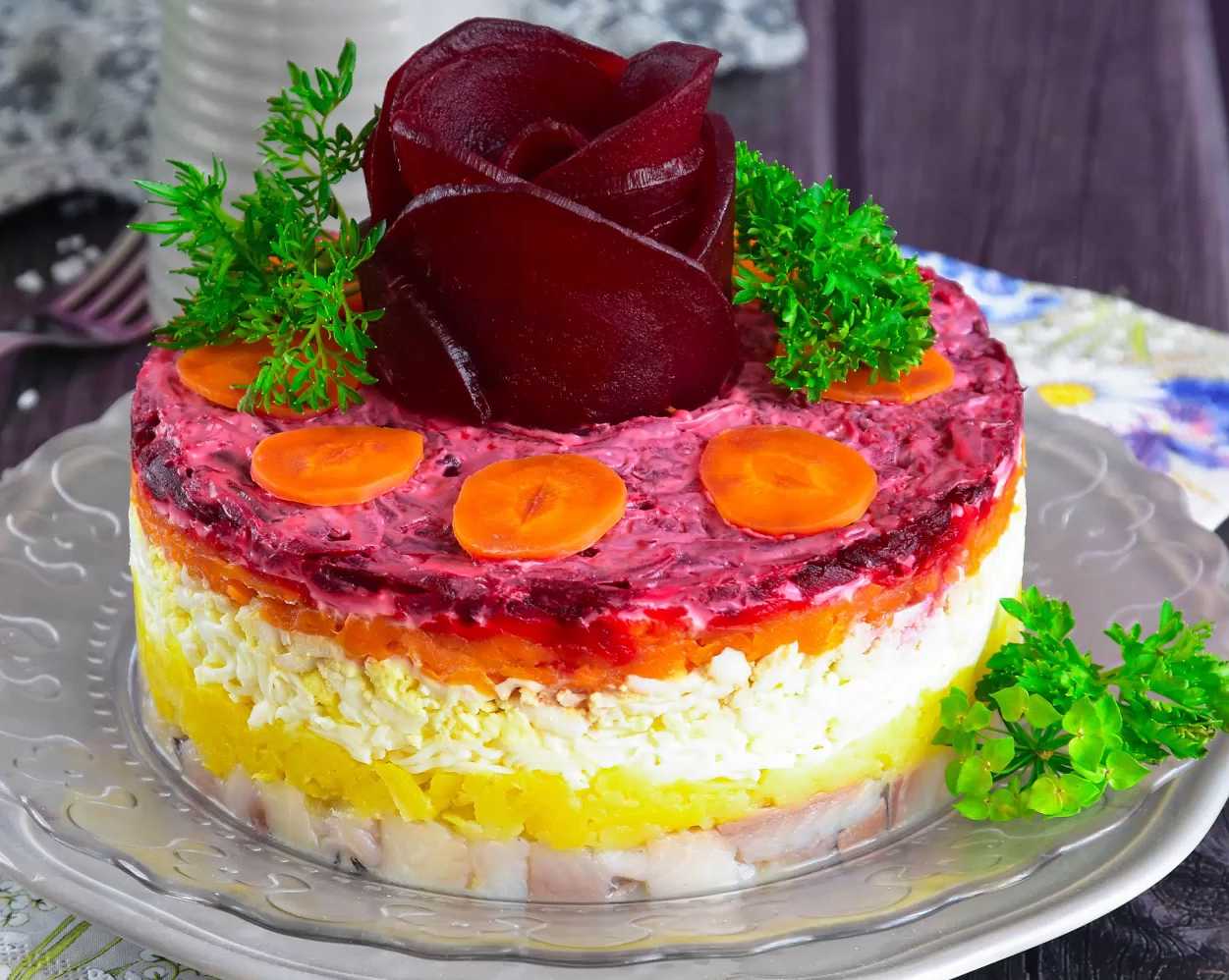 Селедка под шубой с плавленым сыром-Шаг 9