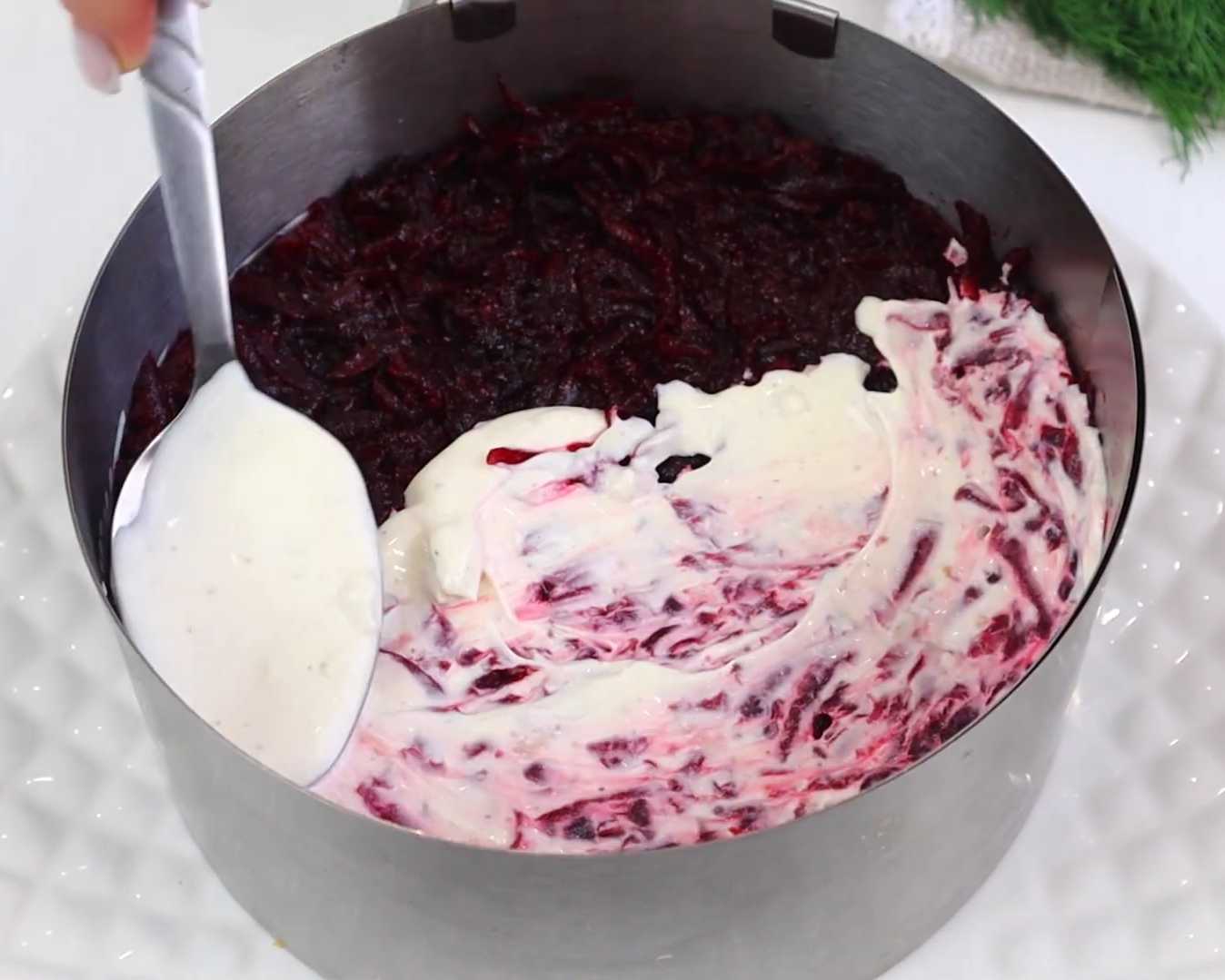 Селедка под шубой с курицей-Шаг 7