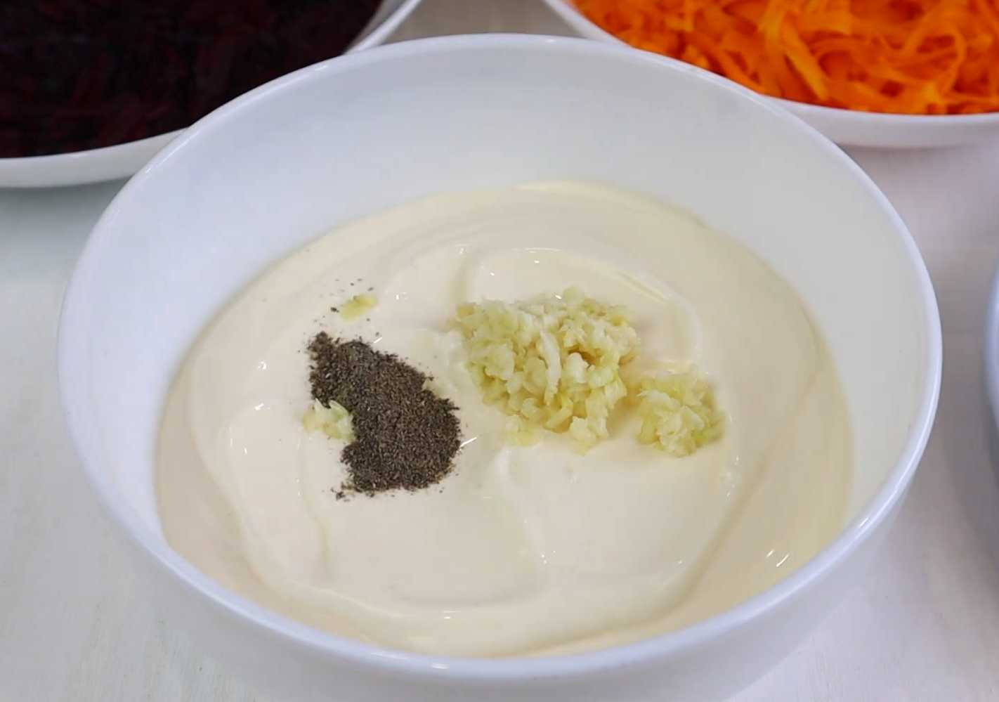 Селедка под шубой с курицей-Шаг 3