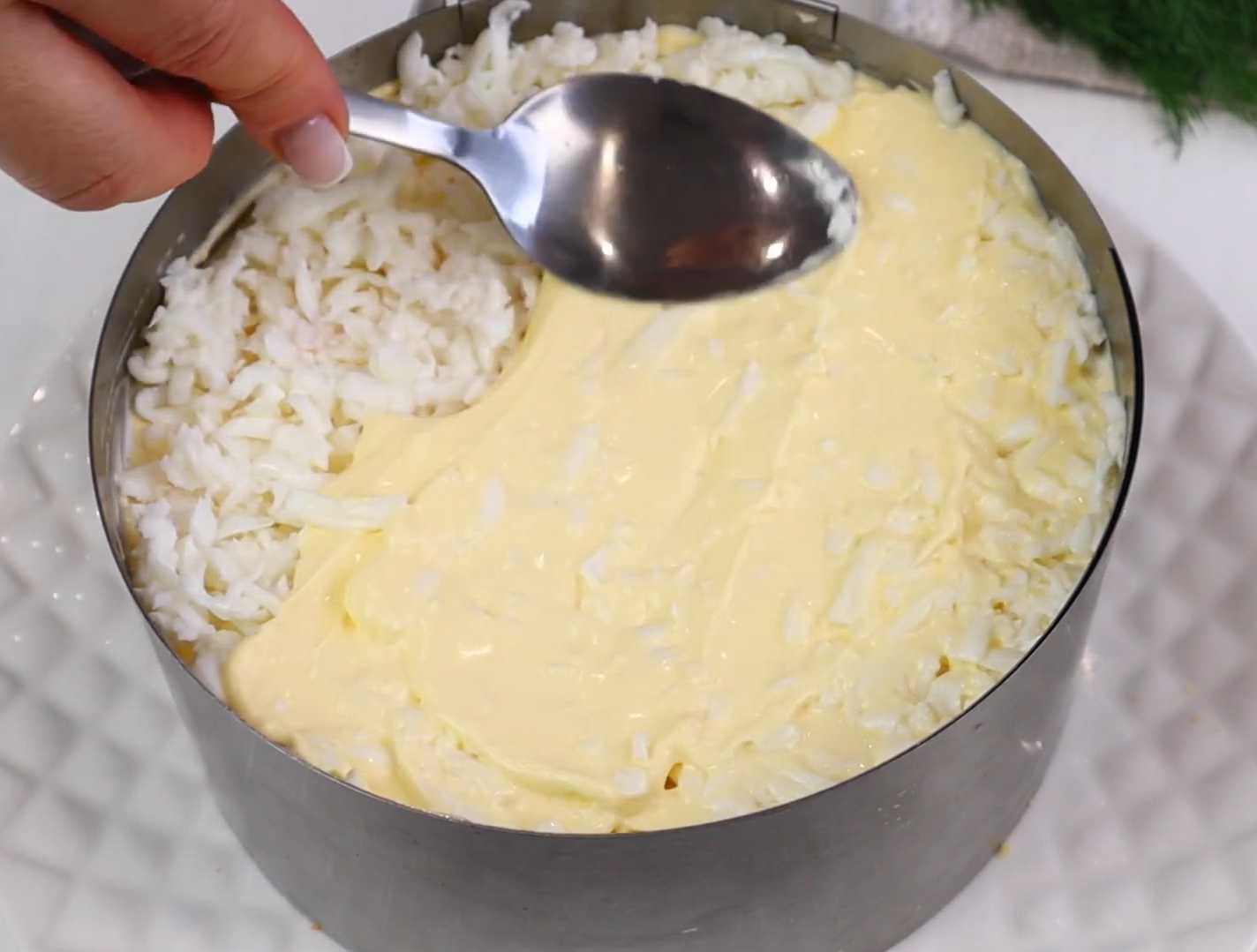 Селедка под шубой с курицей-Шаг 9