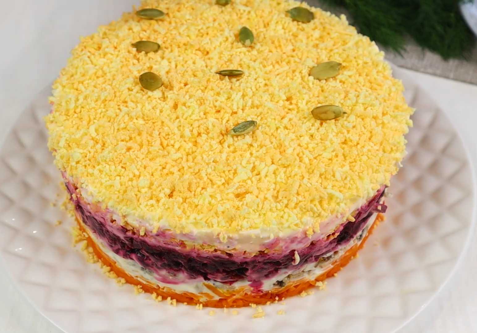 Селедка под шубой с курицей-Шаг 11