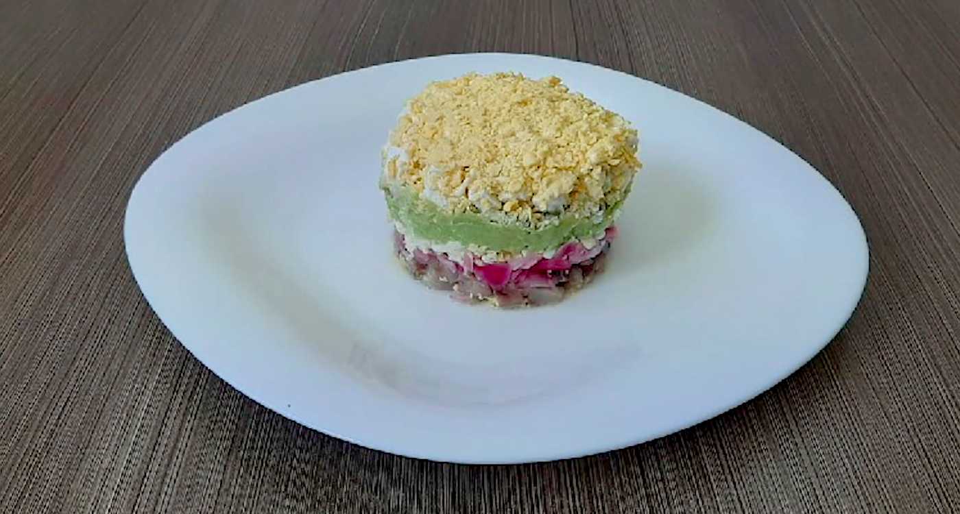 Селедка под шубой без свеклы-Шаг 10