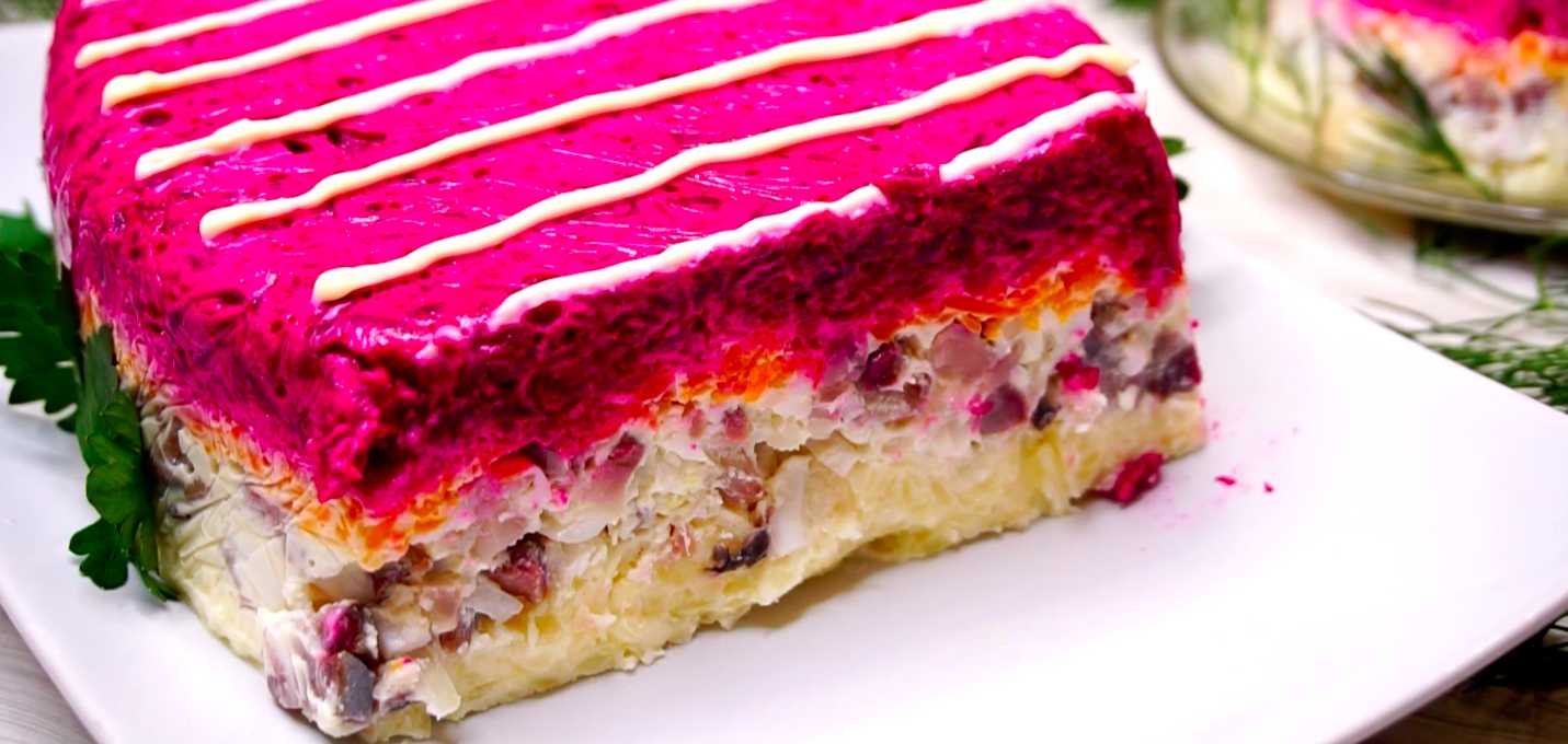 Селедка под шубой с желатином-Шаг 15