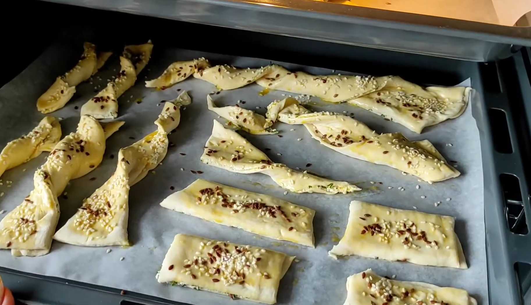 Пирог "Ёлочка" из слоеного теста-Шаг 11