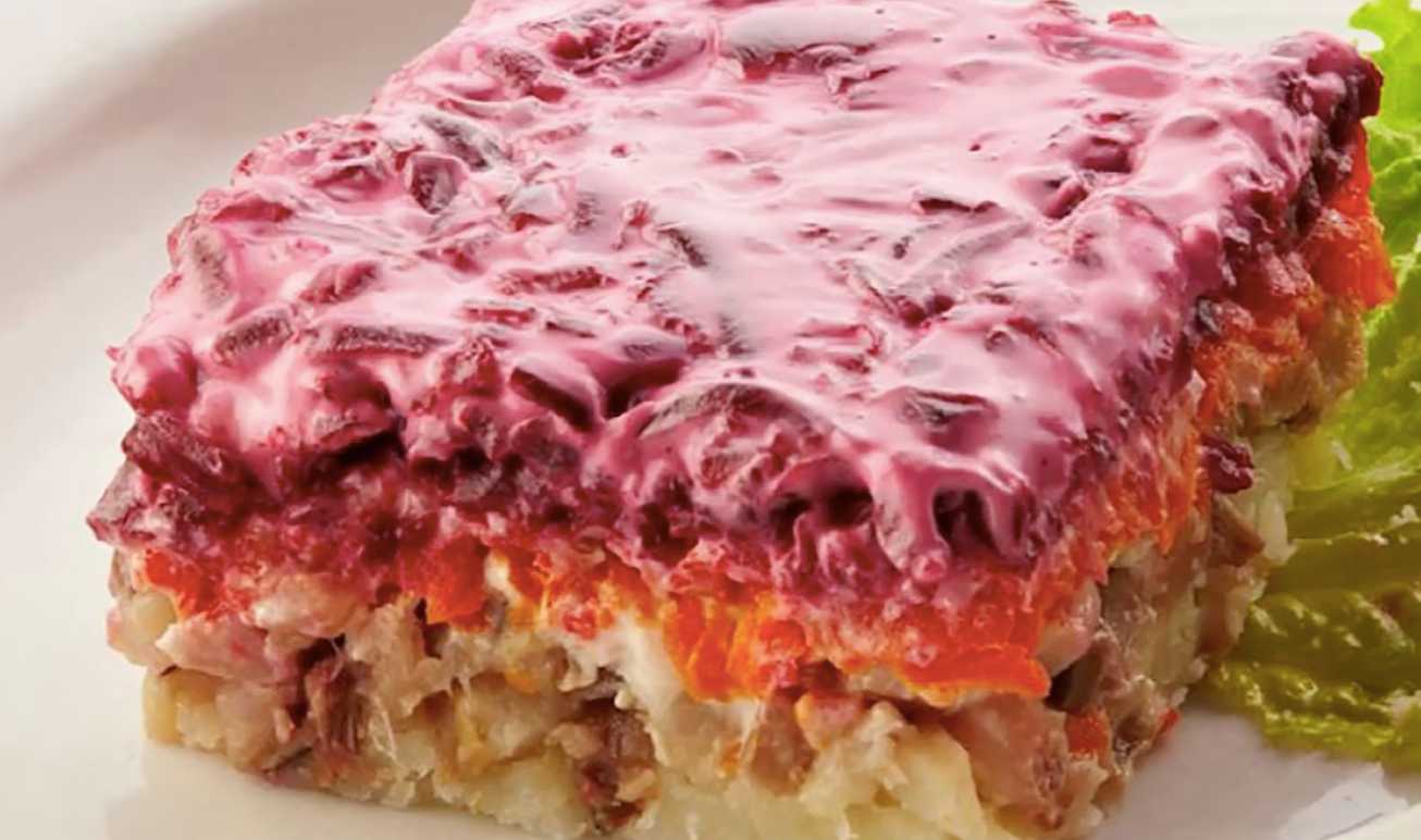 Селедка под шубой с яблоком-Шаг 10