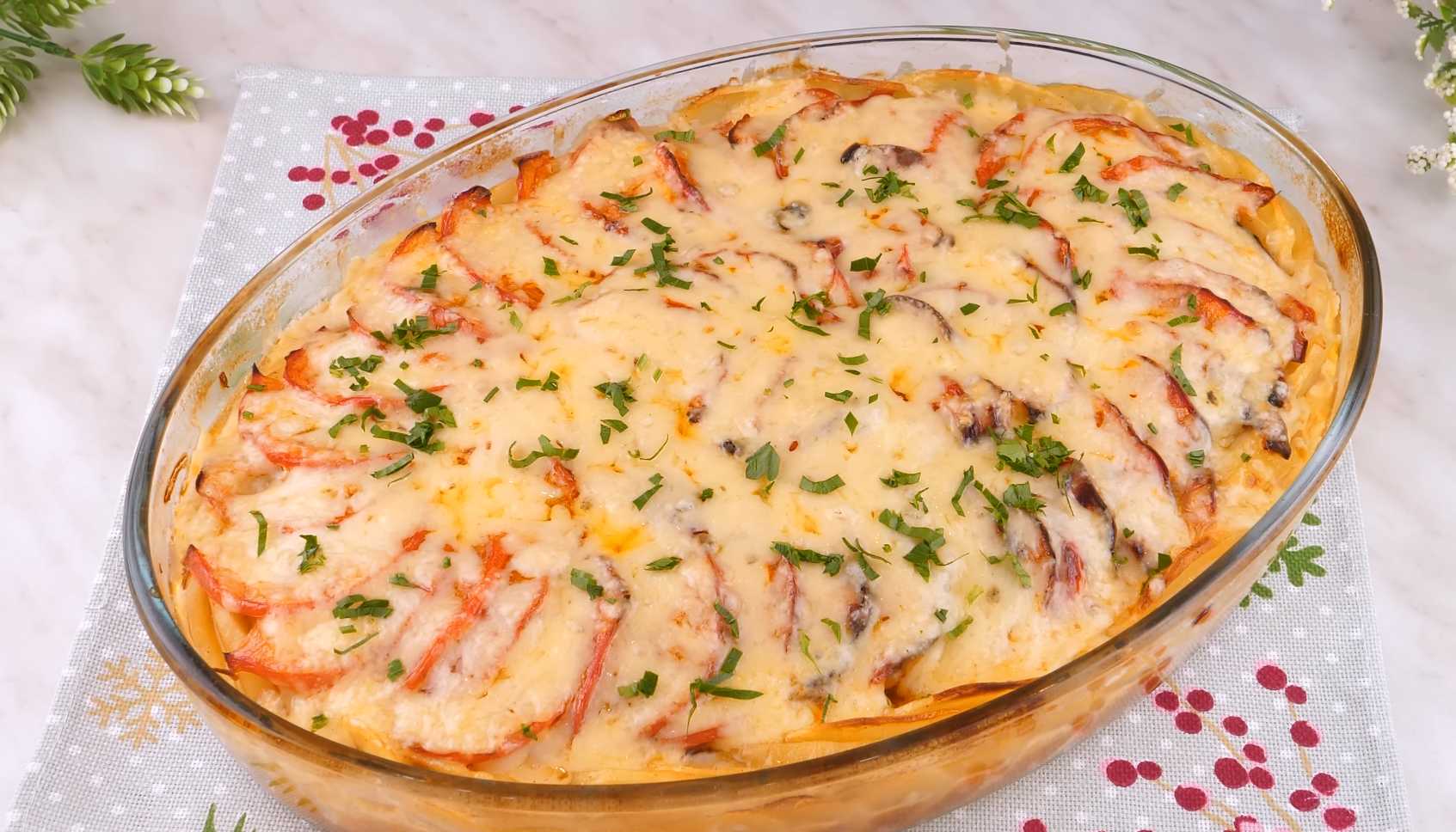 Запечённое куриное филе с грибами-Шаг 18