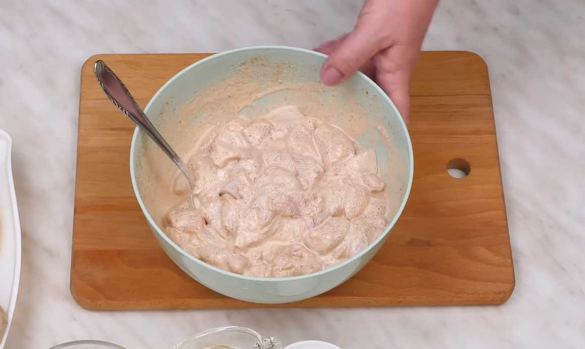 Запечённое куриное филе с грибами-Шаг 5